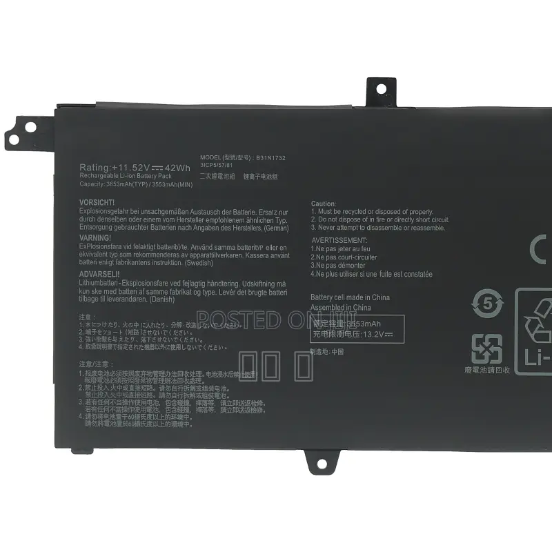 B31n1732 Laptop Battery for ASUS Vivobook S14 S430ua/Fa S4300u