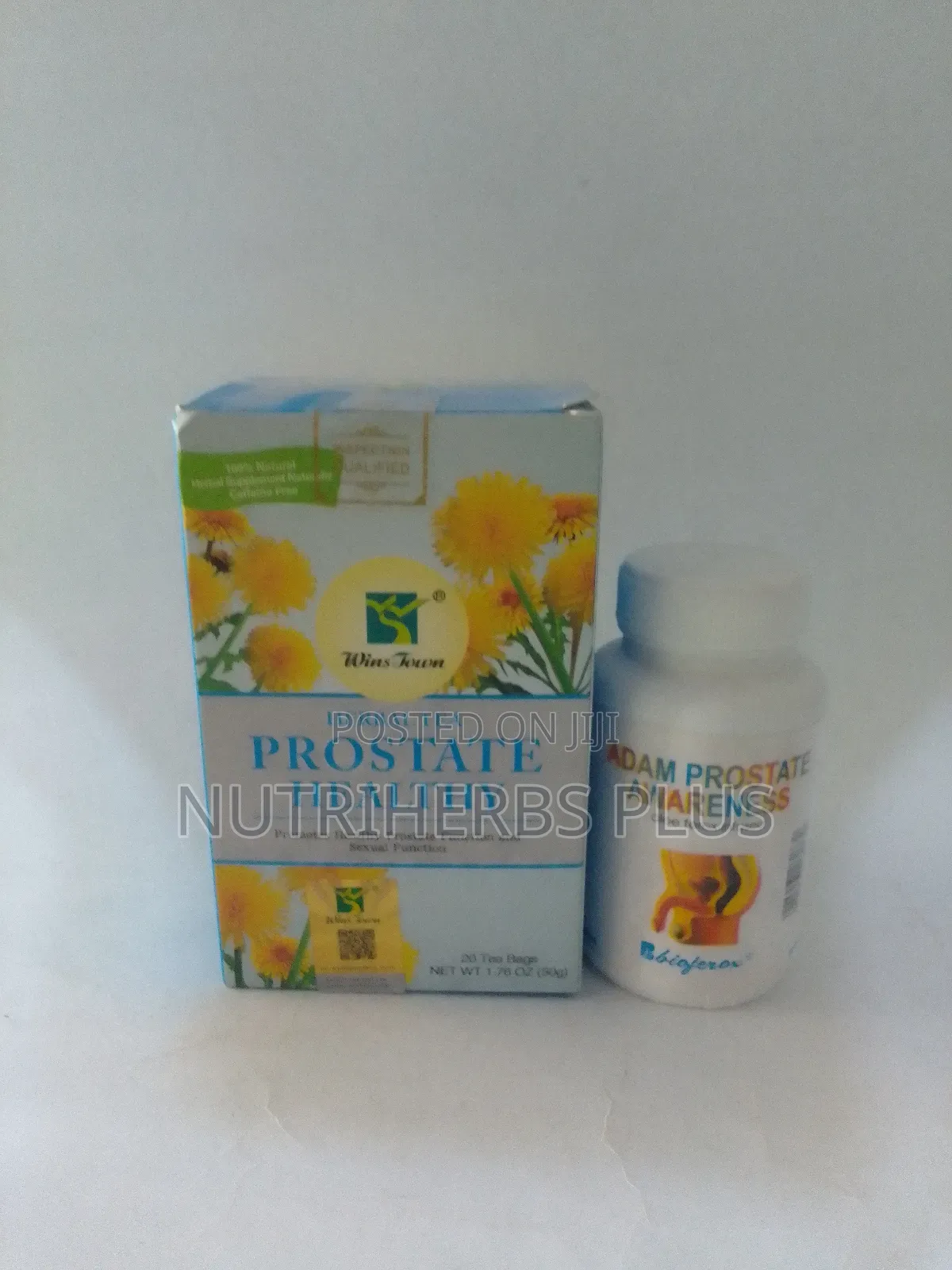 Wins Town Prostate Healthy Tea+ Aloe Ferox Adam Prostate Awareness