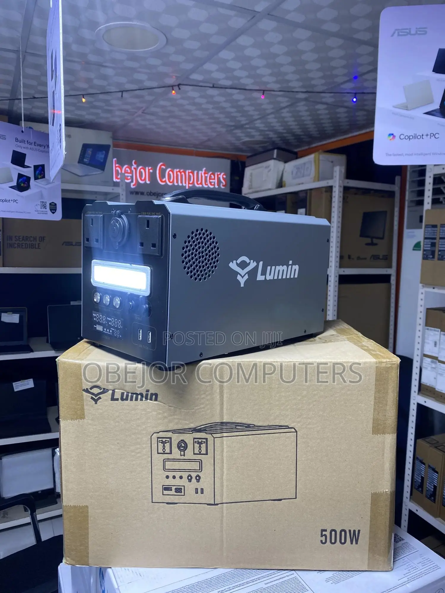 Lumin 220v500w/500wh Np500 Portable Solar Power Generator