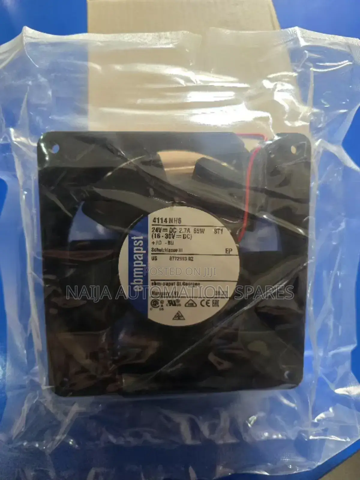 Ebmpapst Axial Compact Indistrial Panel Cooling Fan 24vdc | 4114 Nh6