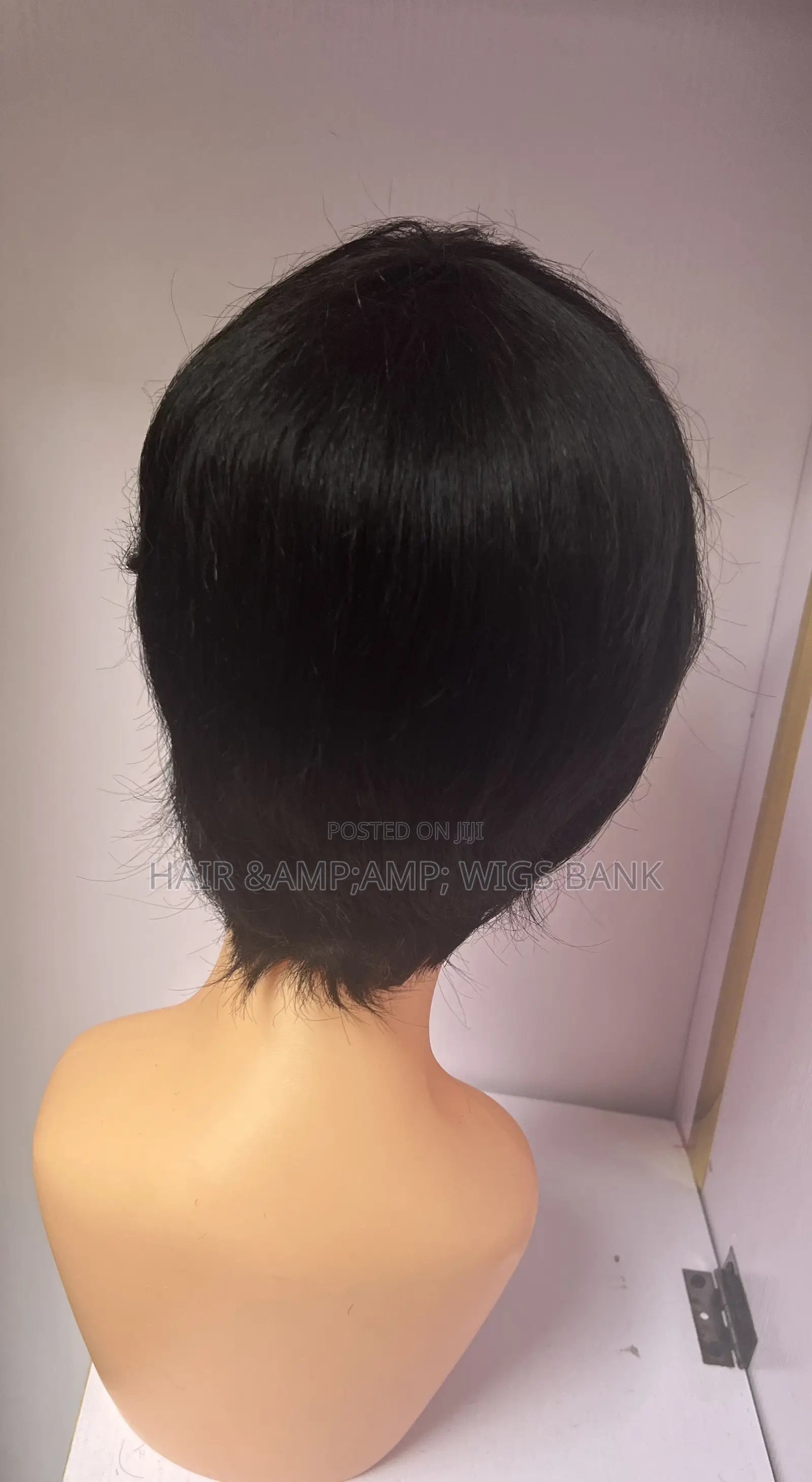 Skull Cap Pixie Cut Fringe Human Hair Wig