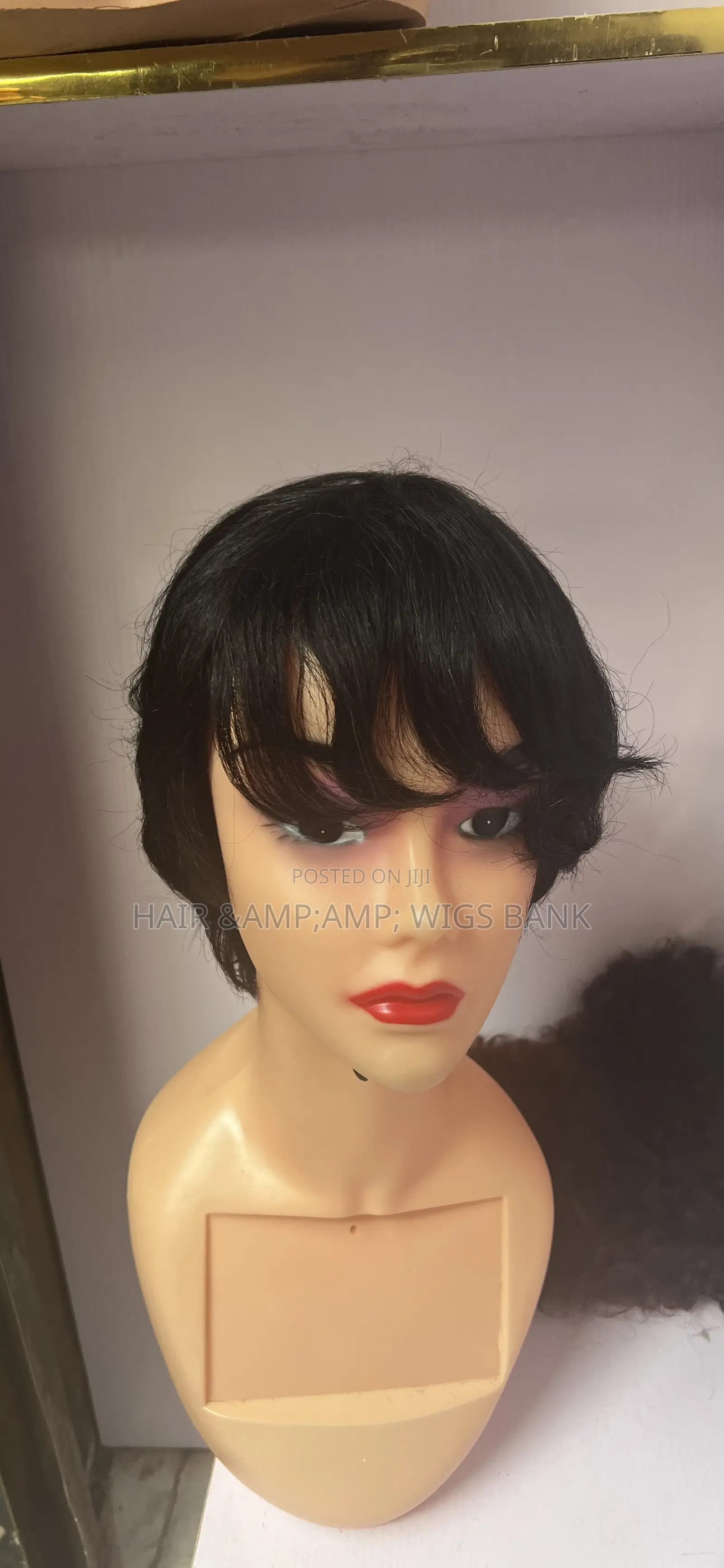 Skull Cap Pixie Cut Fringe Human Hair Wig