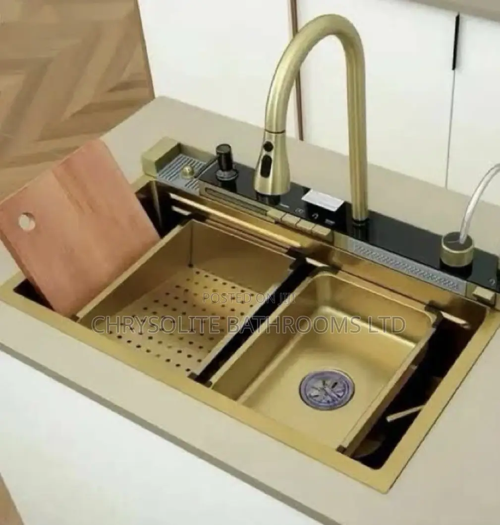 Gold Multifunction Kitchen Sink