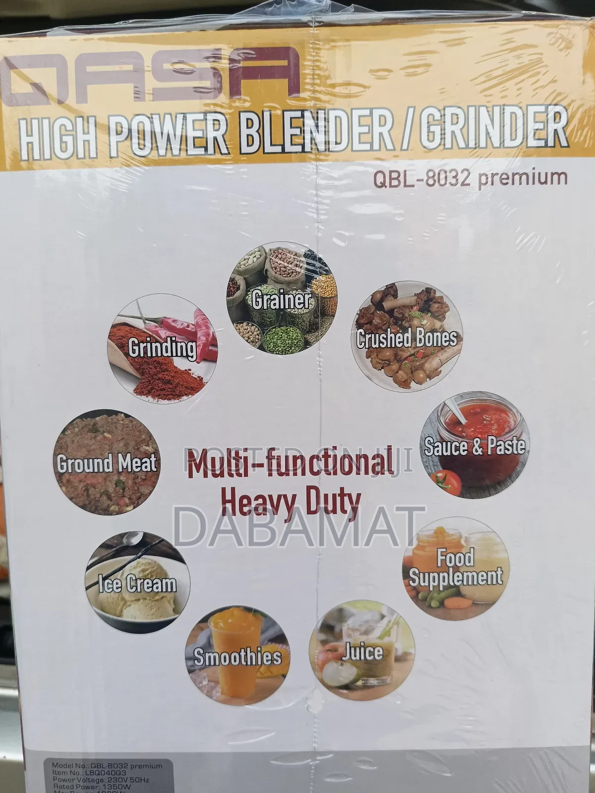High Power Blender And Grinder 8032 Premium