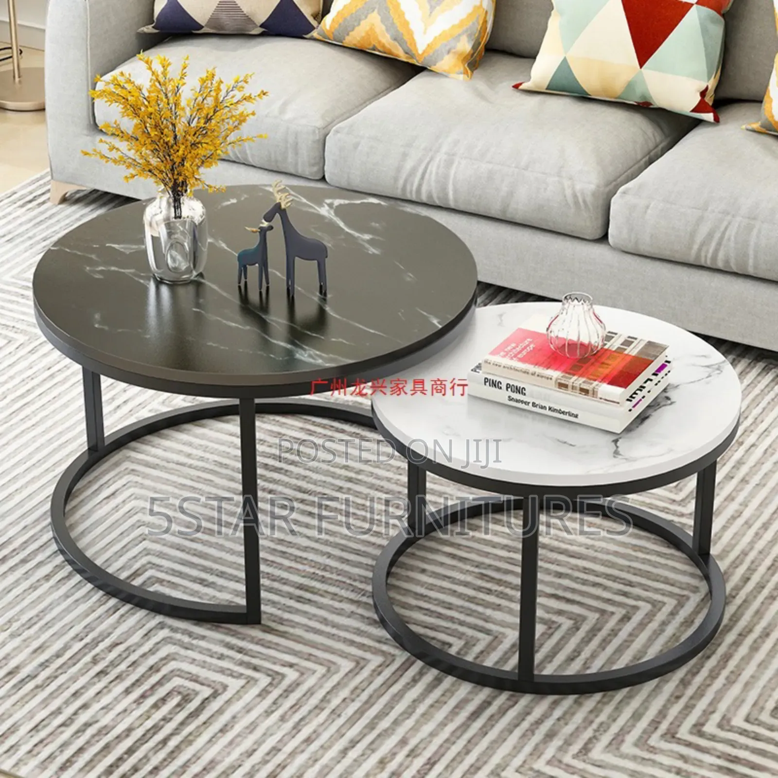 Portable Table With Wooden Top