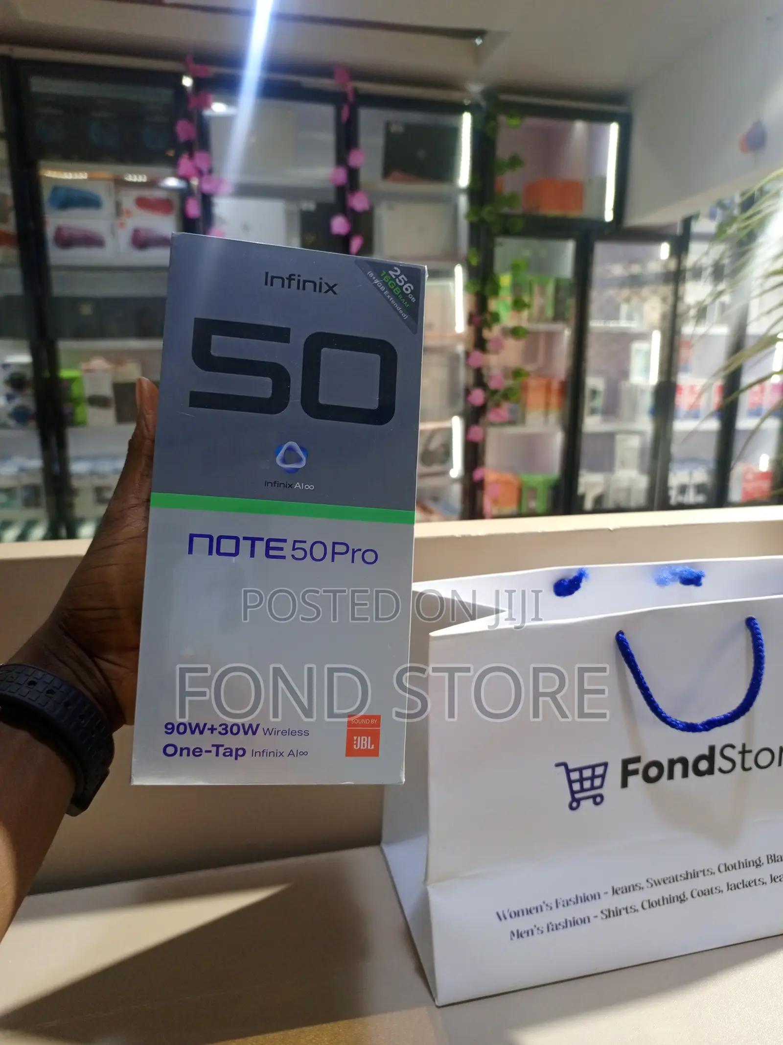New Infinix Note 50 Pro 256 GB Black