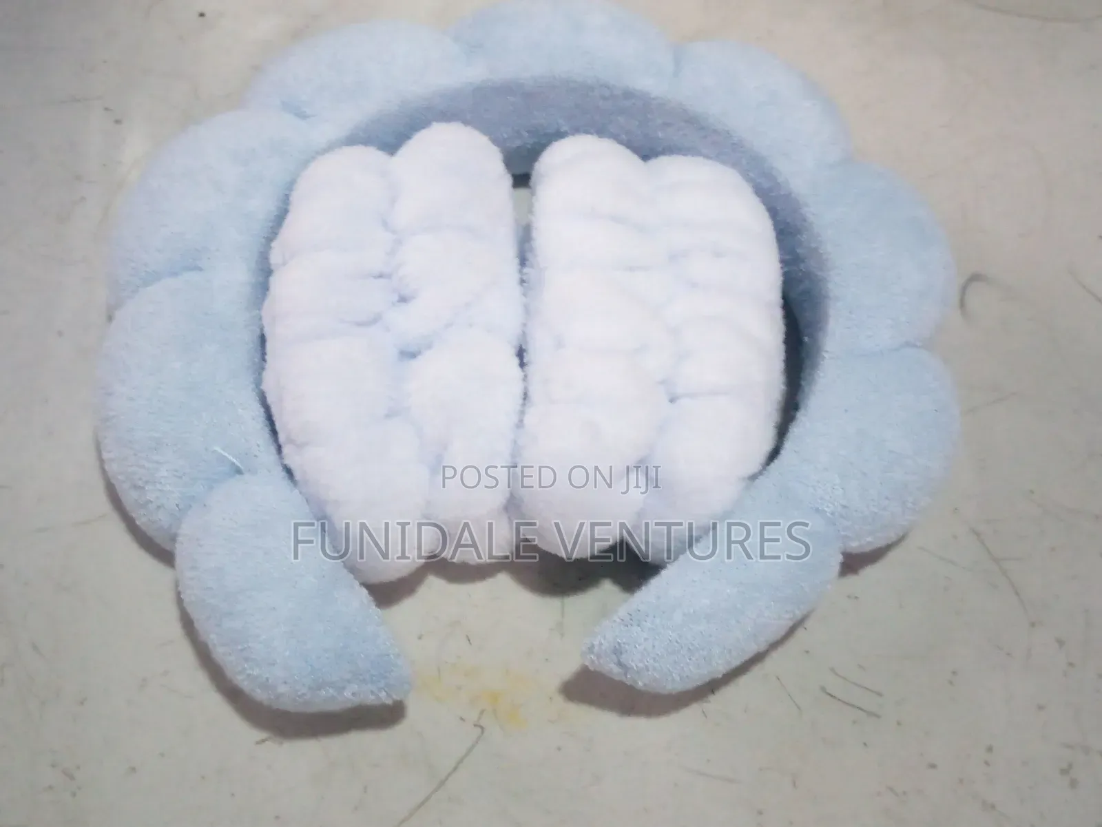 3pcs Spa Bubble Hairband And Wristband Set
