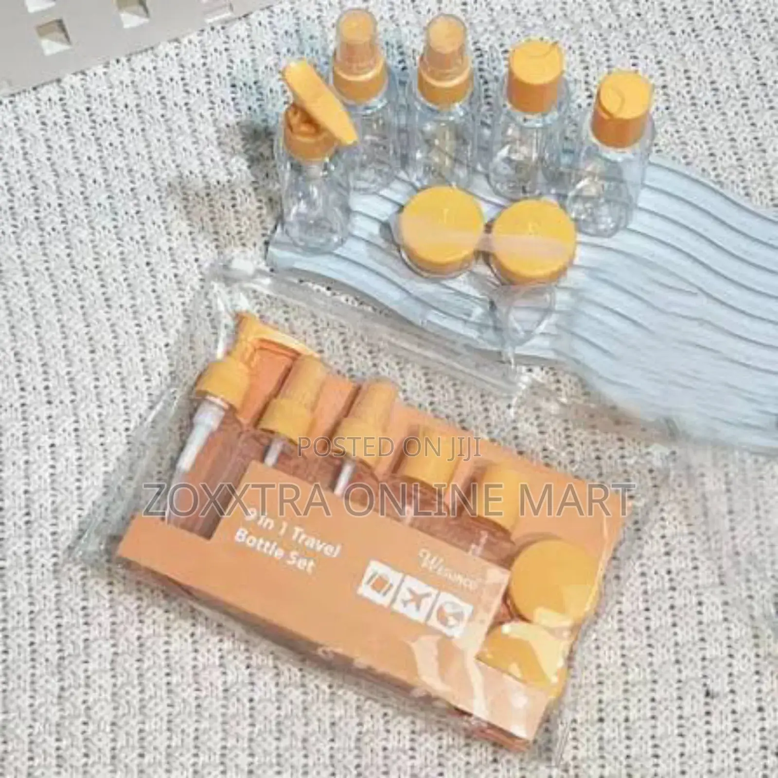 Wesunco 9-in-1 Refillable Travel Bottle Set