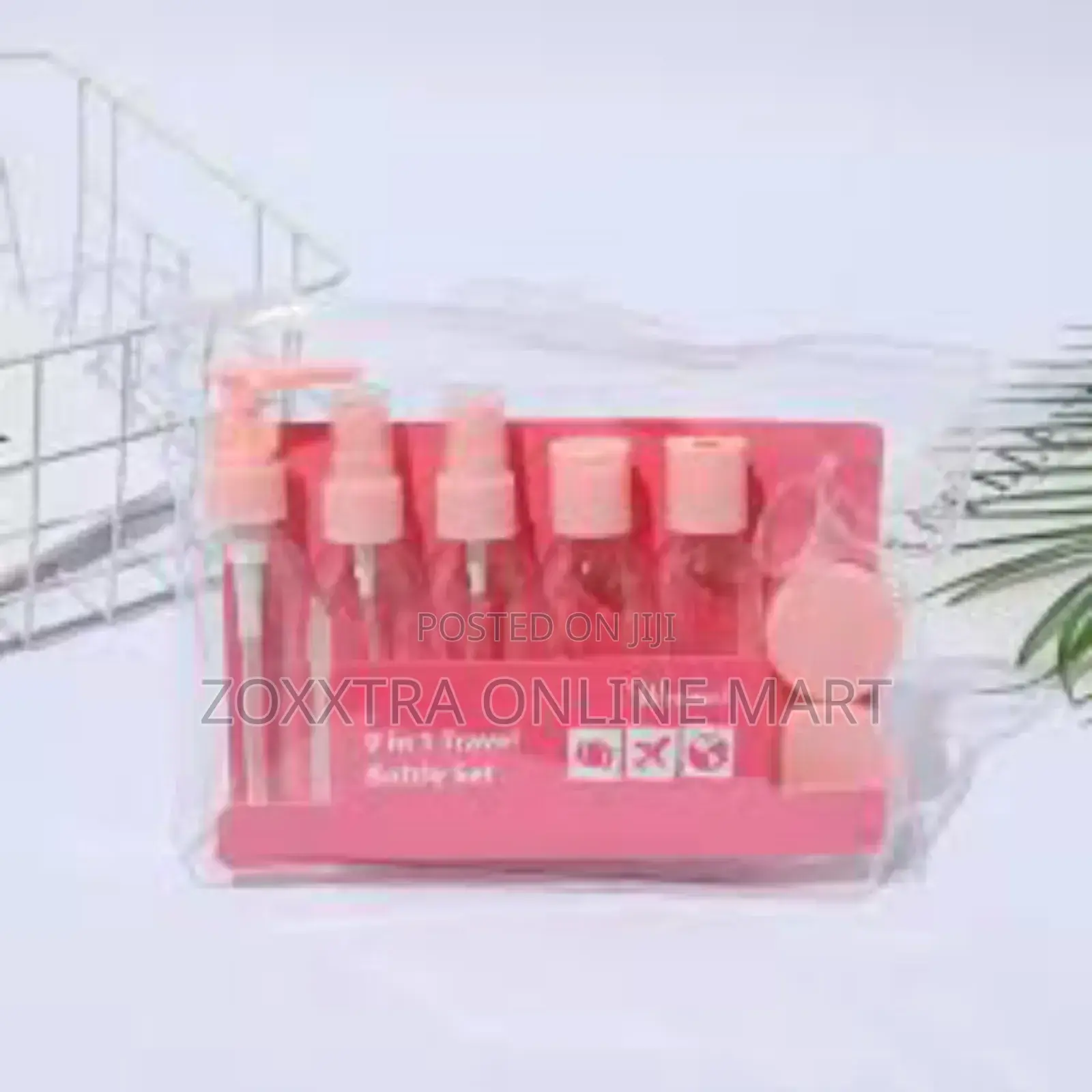 Wesunco 9-in-1 Refillable Travel Bottle Set