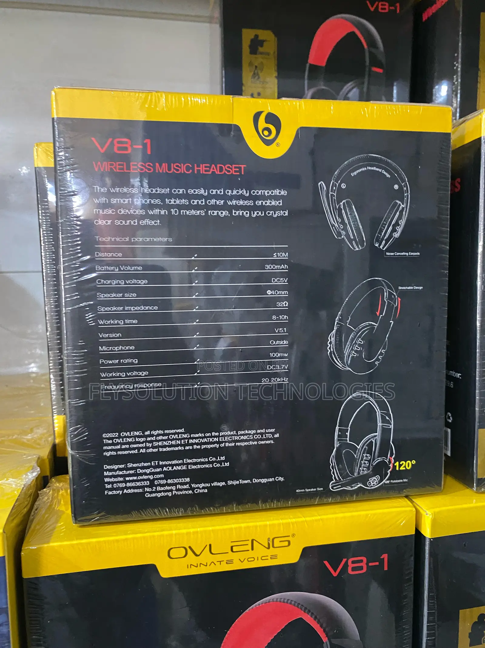 Ovleng V8-1 Wireless Gaming Headset
