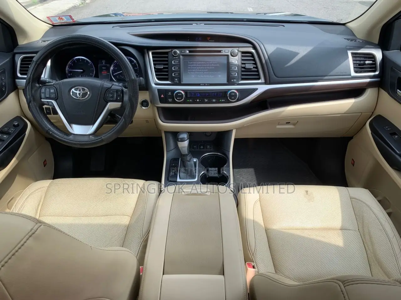 Toyota Highlander Limited 4dr SUV AWD (3.5L 6cyl 6A) 2014 Black