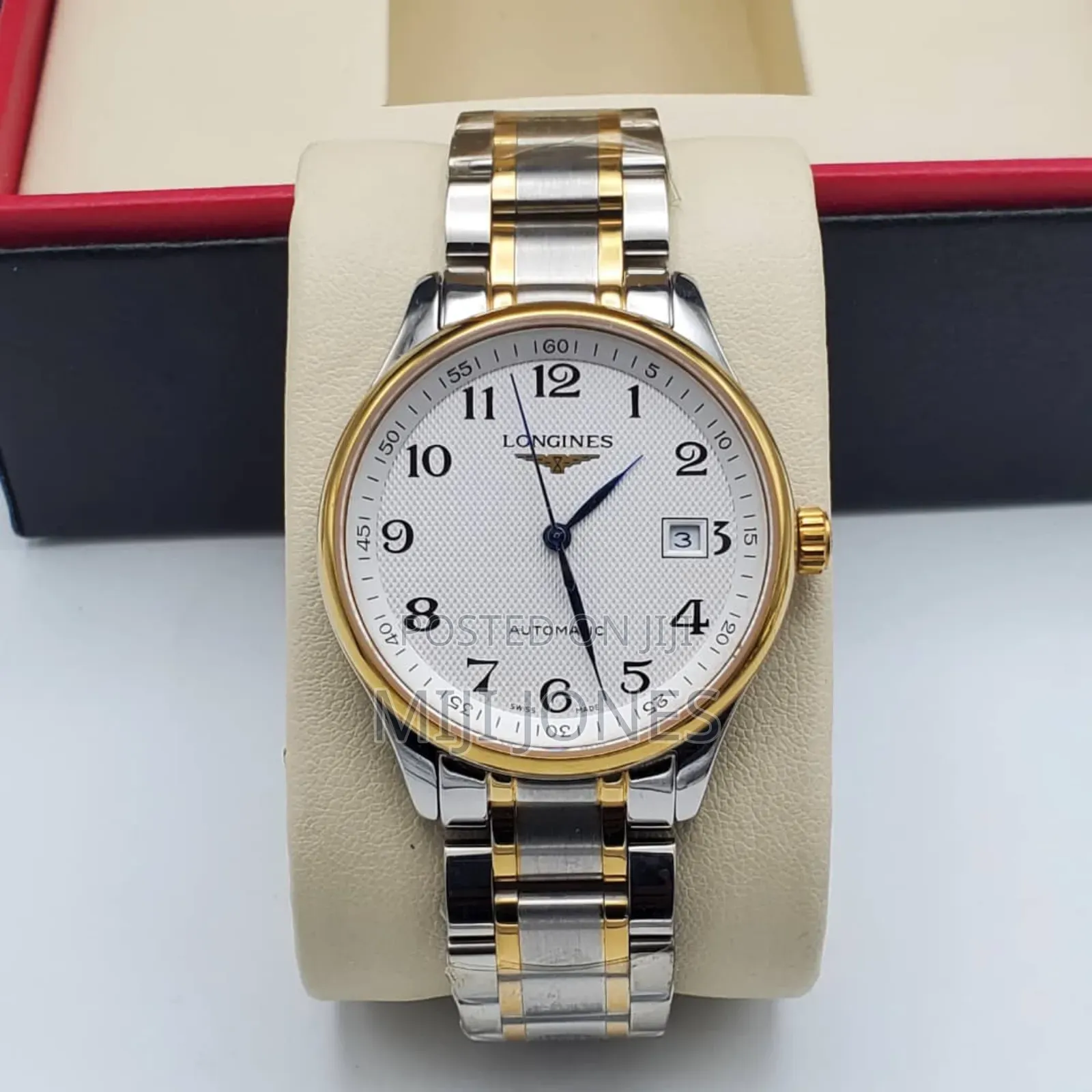*Super Clone Longines Gold + Silver Chain White Dial – Vfs Bracelet*