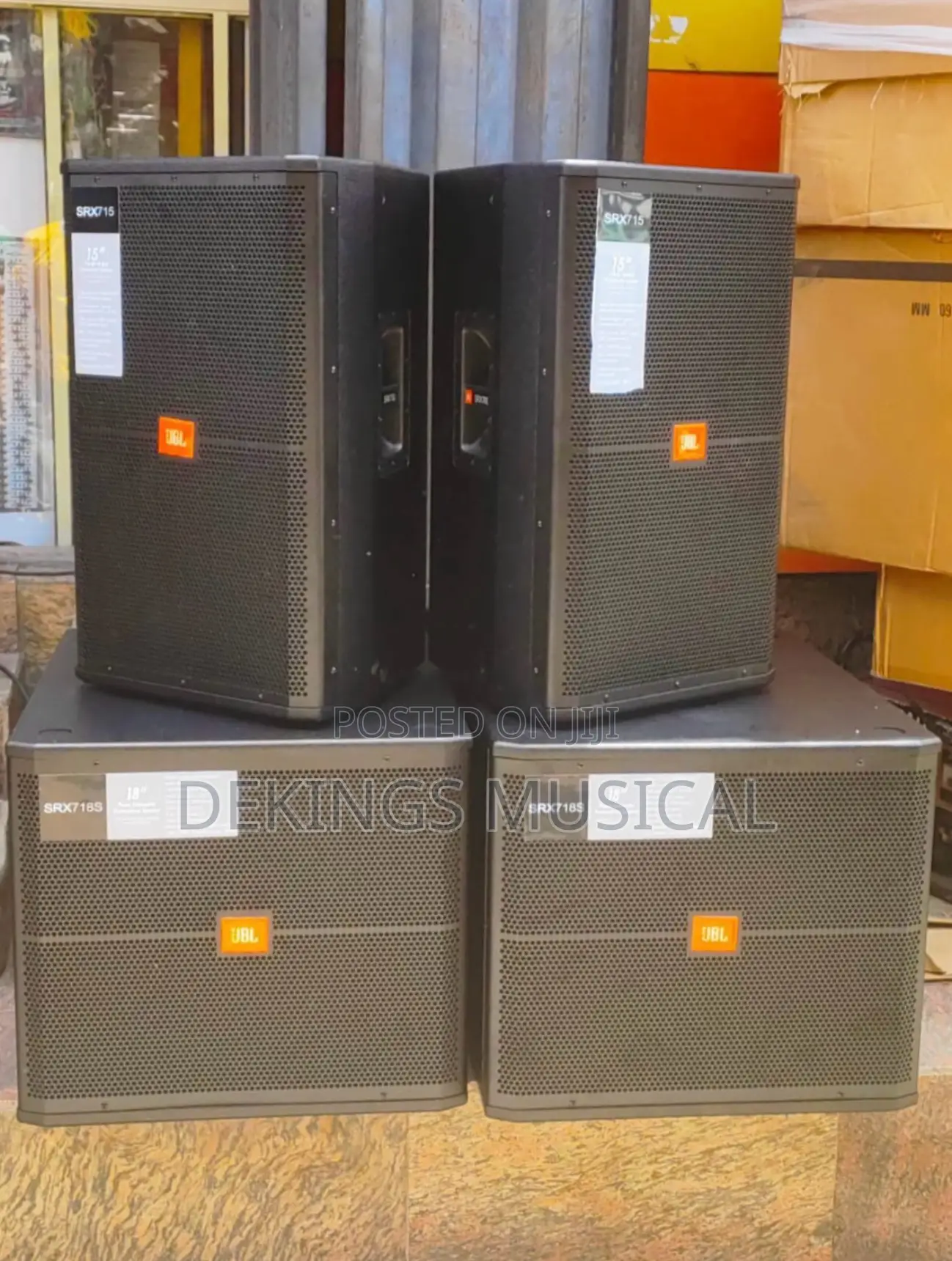 JBL Midrange Speaker and JBL Powerful Subwoofer