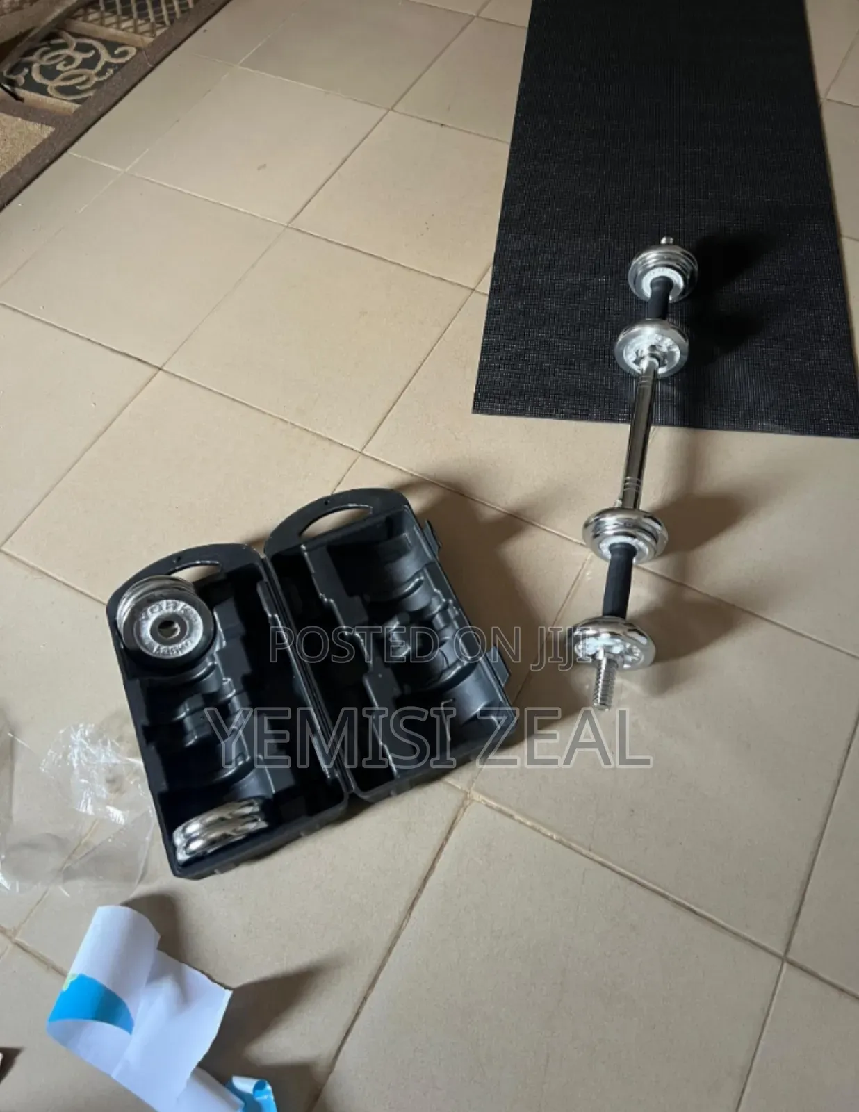 20kg Adjustable Dumbbell Case Set