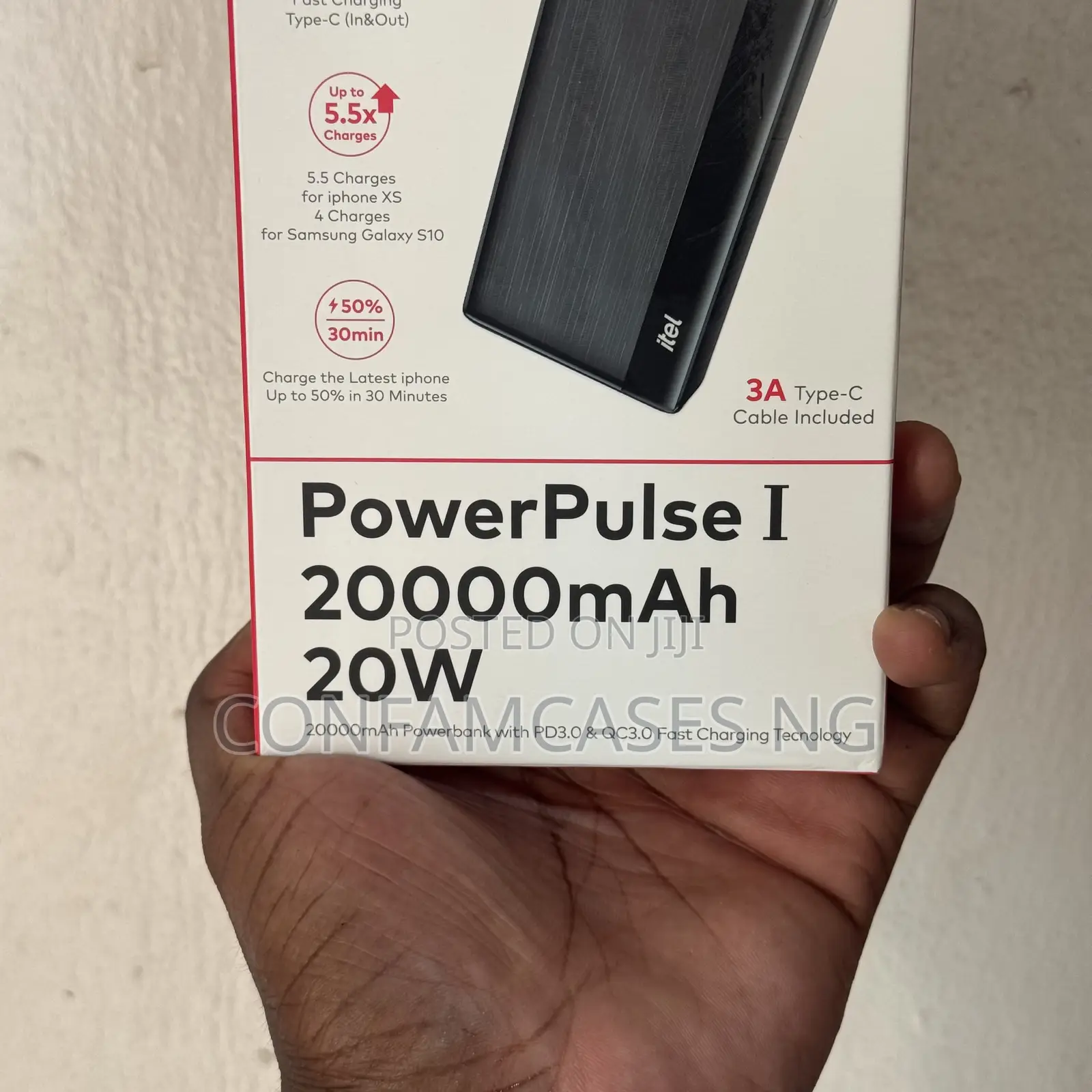Itel Powerpulse 20000mah 20w Fast Charging Powerbank