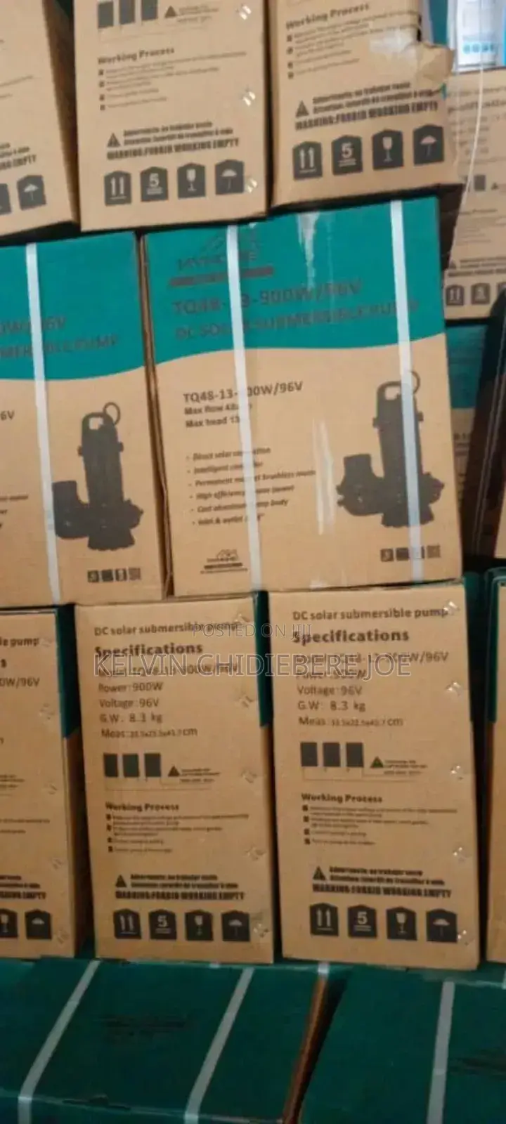 1 Hp (900 W) Solar Submersible Sewage Pump