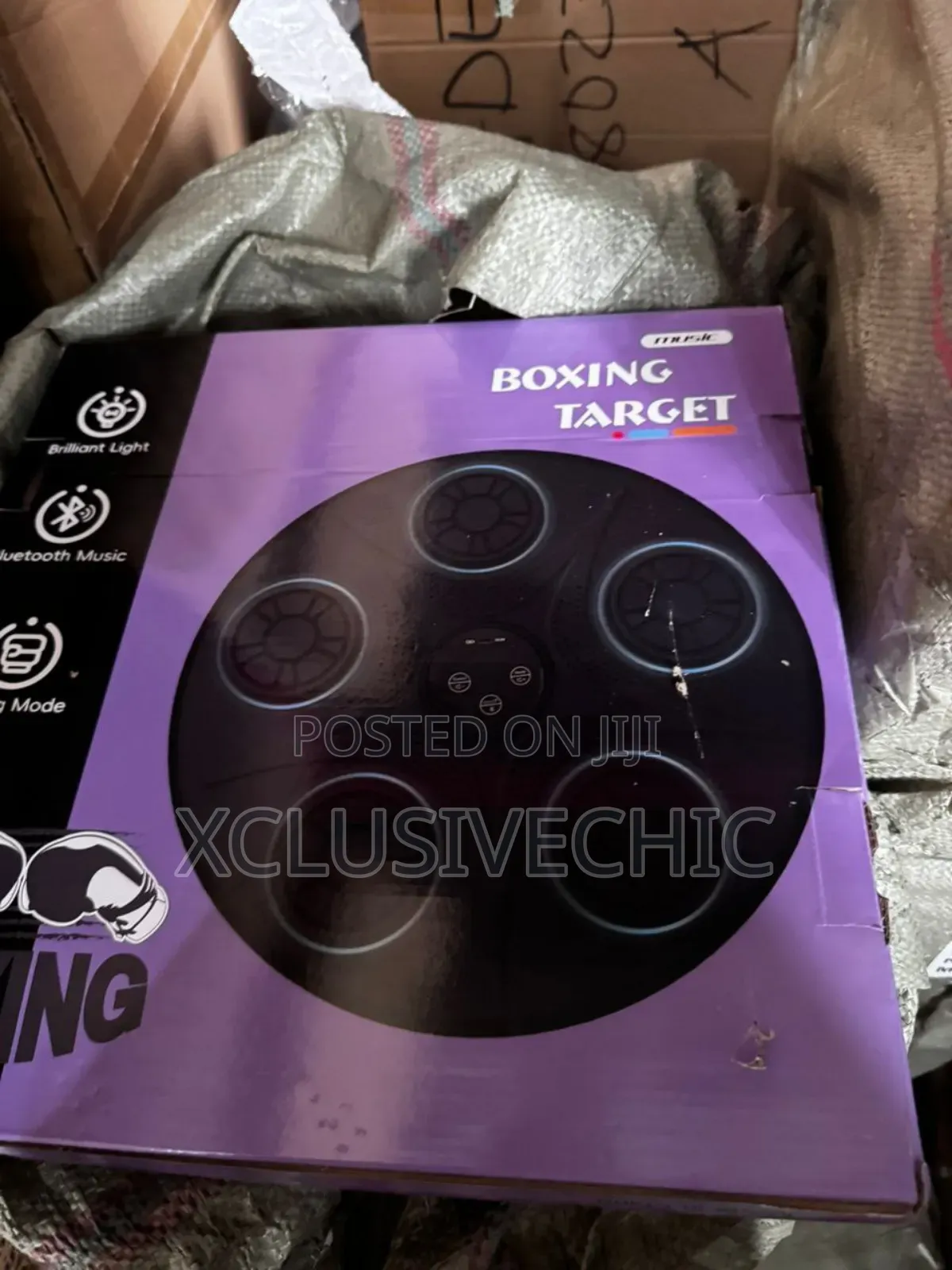 Music Boxing Machine With Hand Gloves