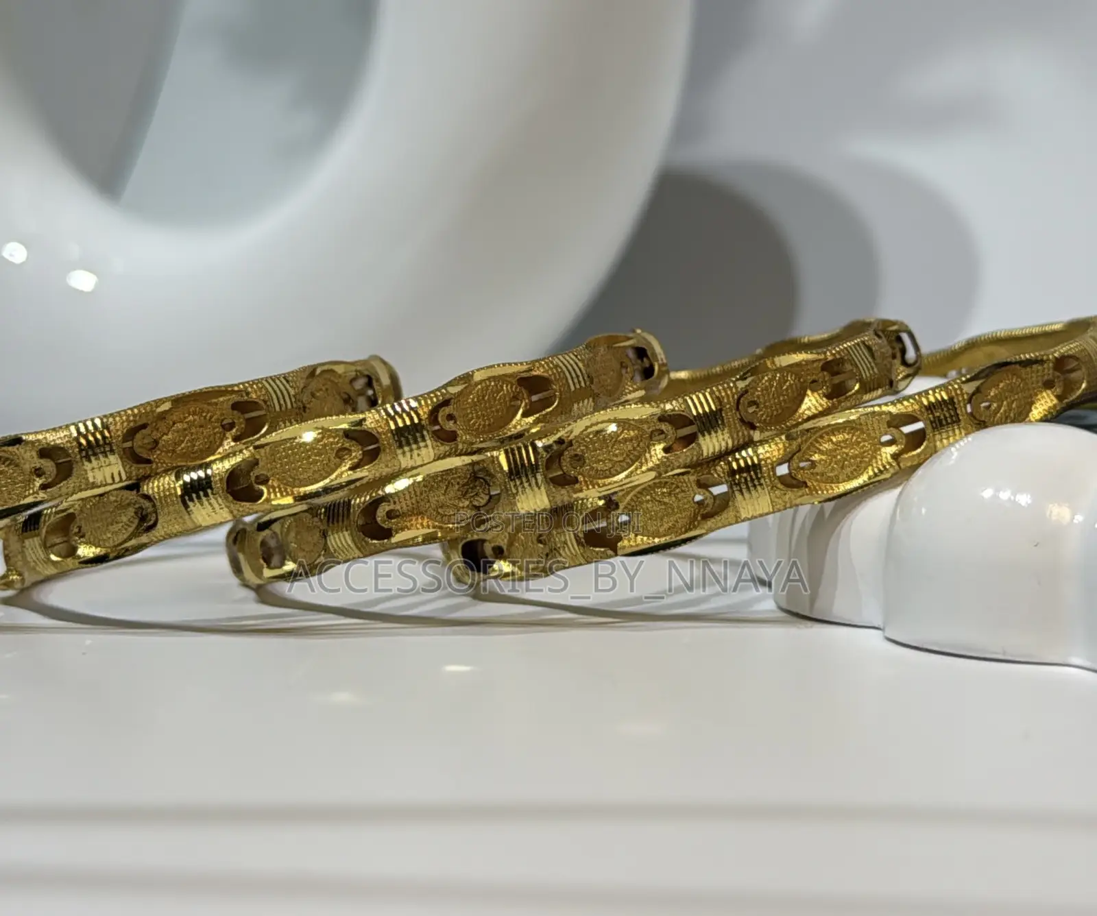 Four in One Gold Arabian Bangle