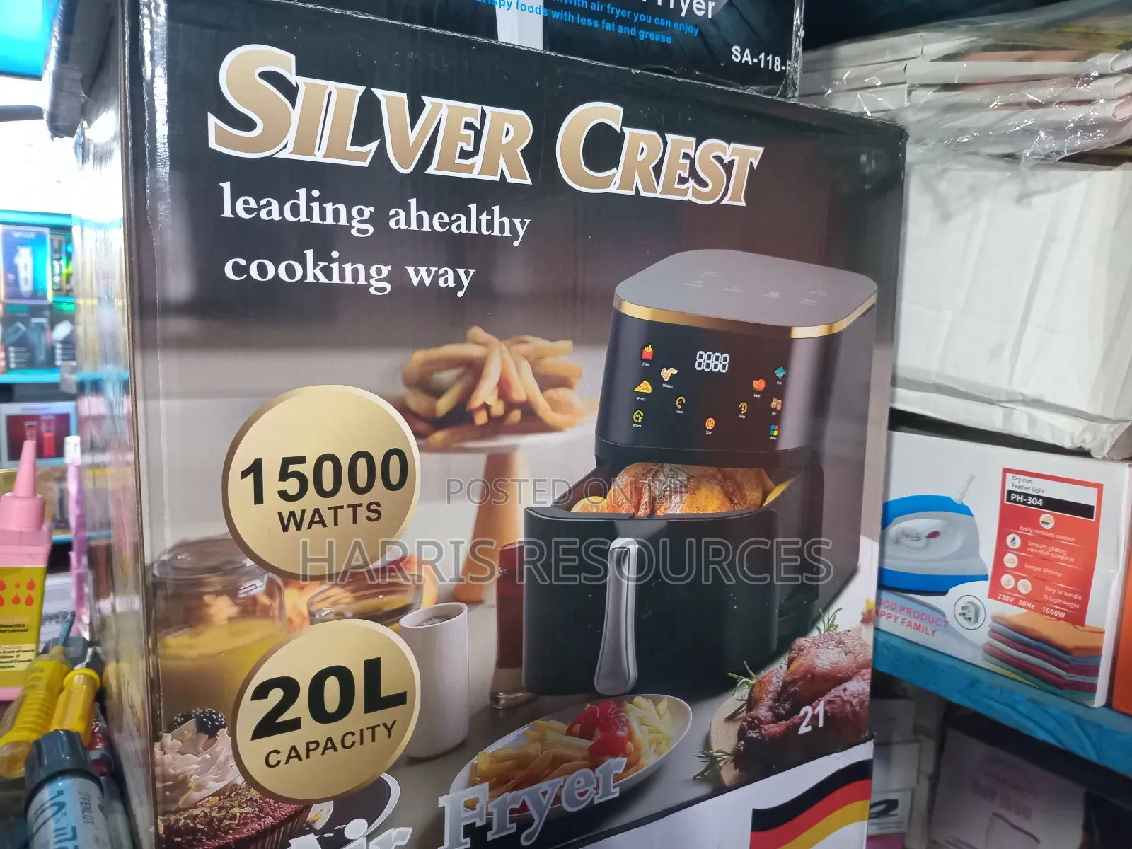 Large Capacity 20 Litres Silver Crest Digital Air Fryer