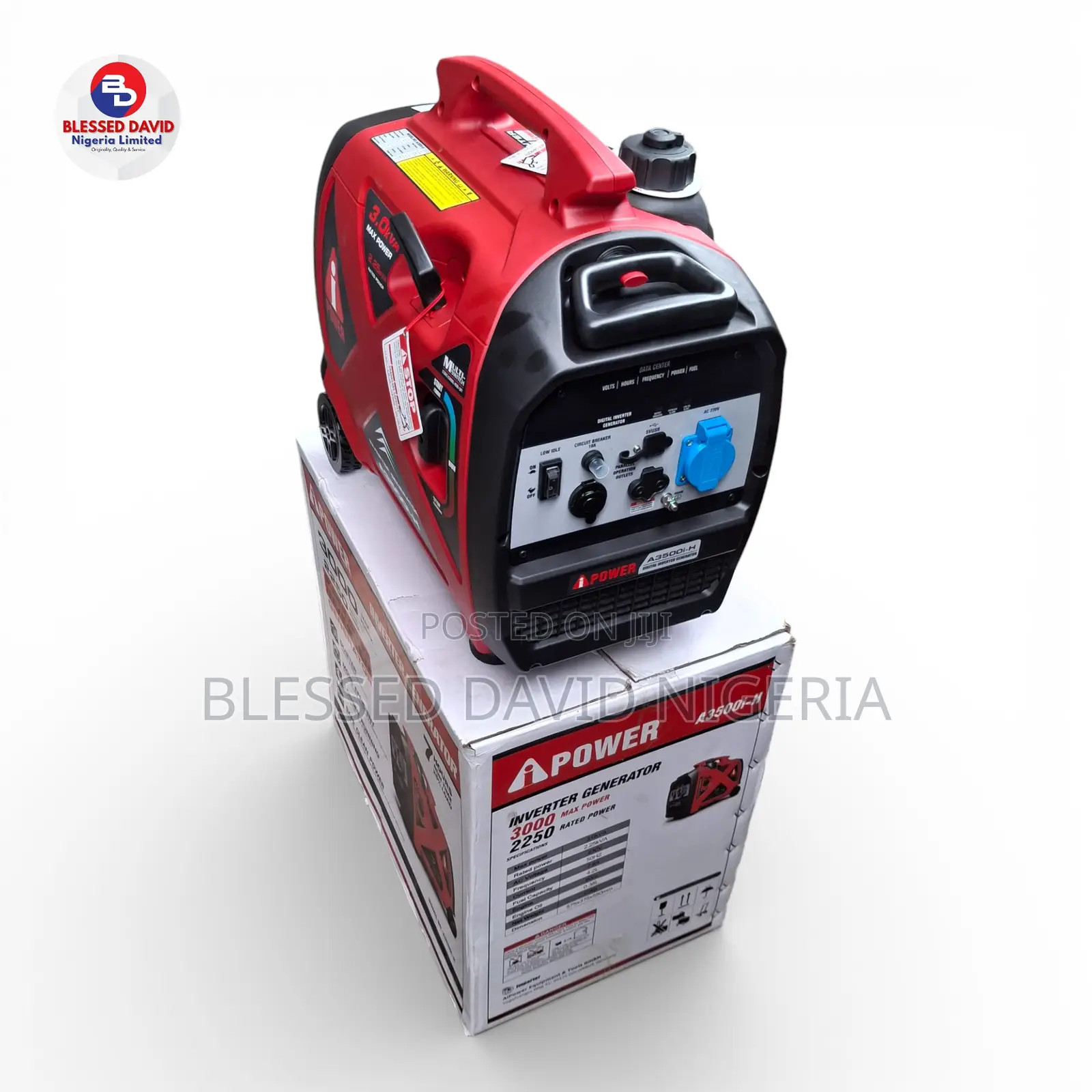 Ipower A3500i-h Silent Petrol Inverter Generator 2.25kva / 3.0kva