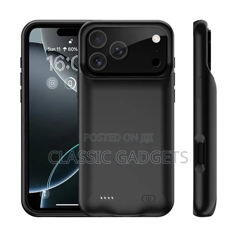 Rechargeable Backup Battery Case for iPhone 17 Pro Max /17 Pro(7000mah