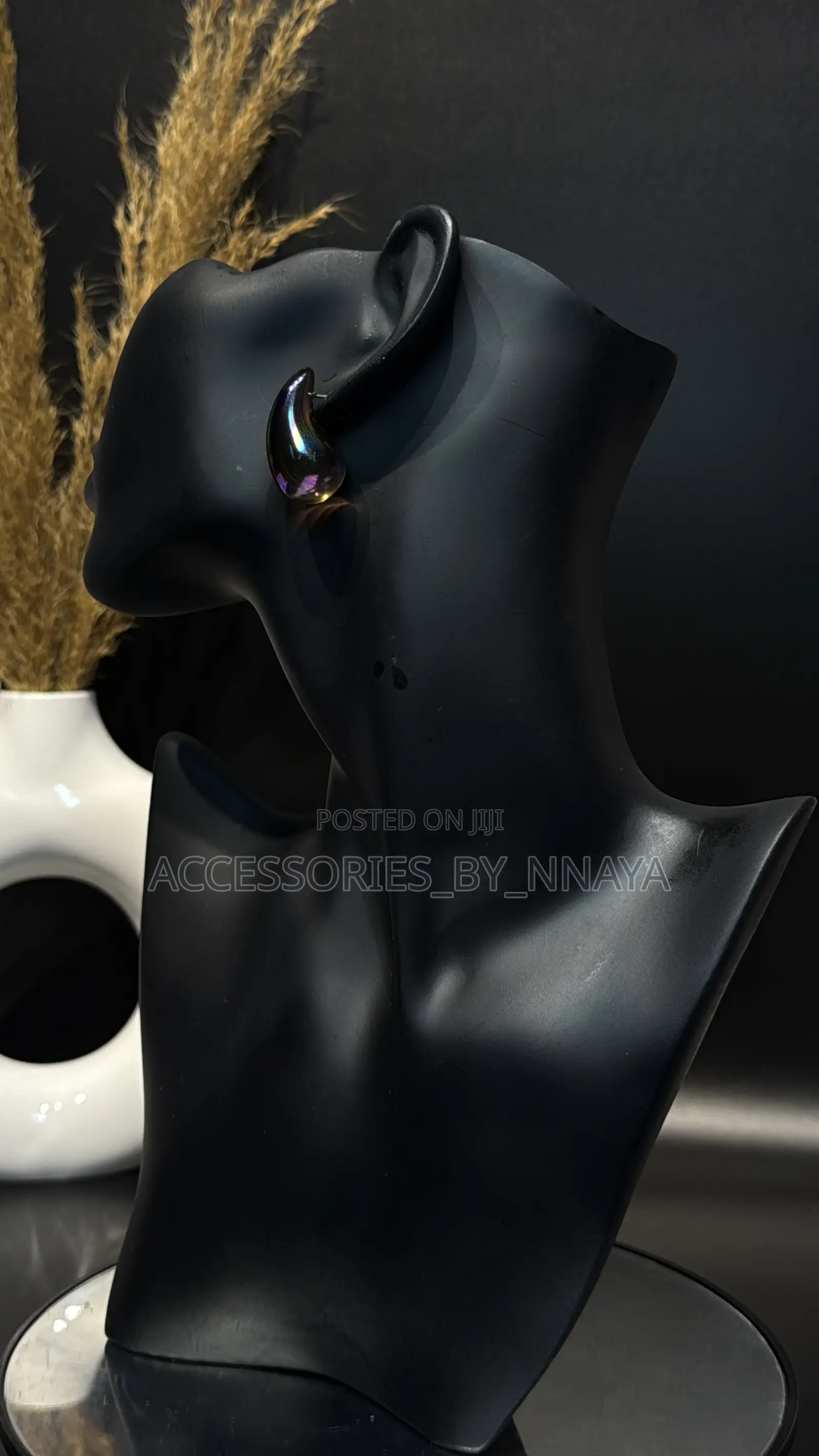 Multi-Toned Hoop Earring