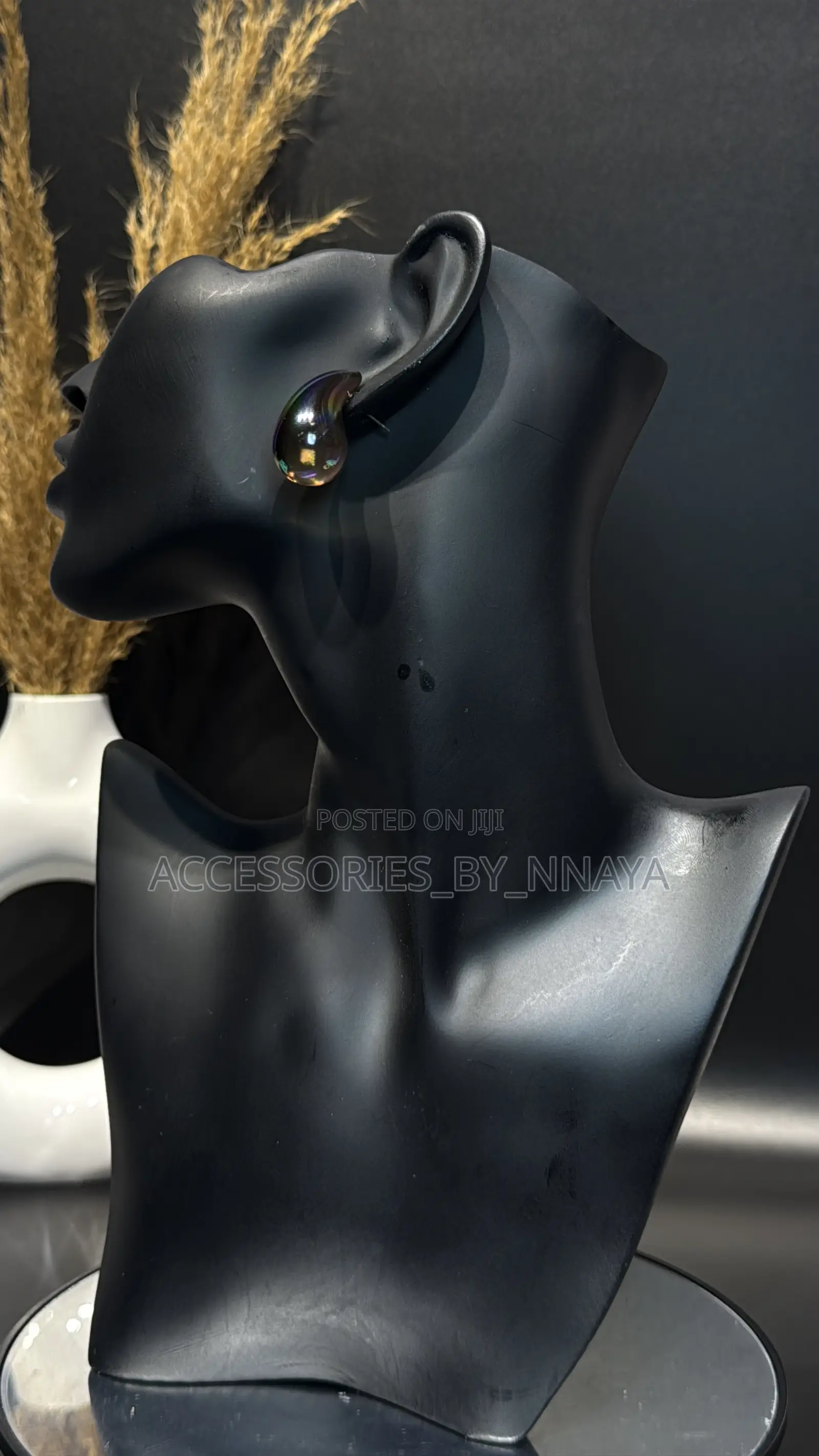 Multi-Toned Hoop Earring