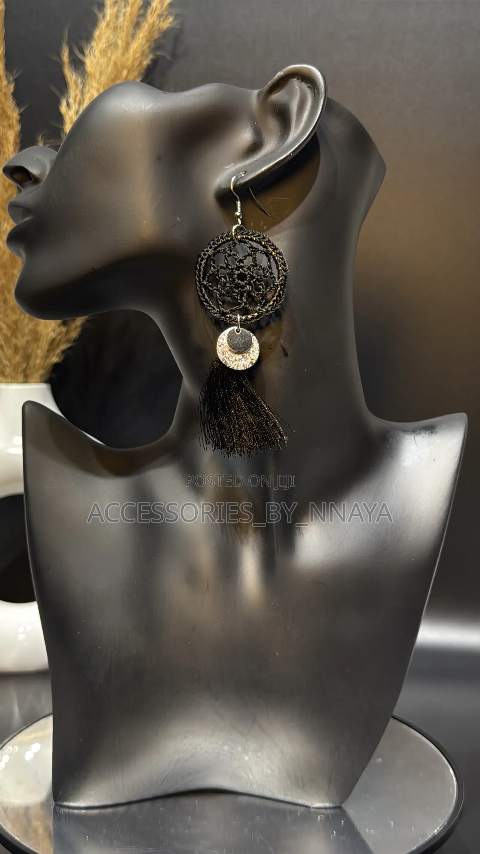 Black Beach Earring