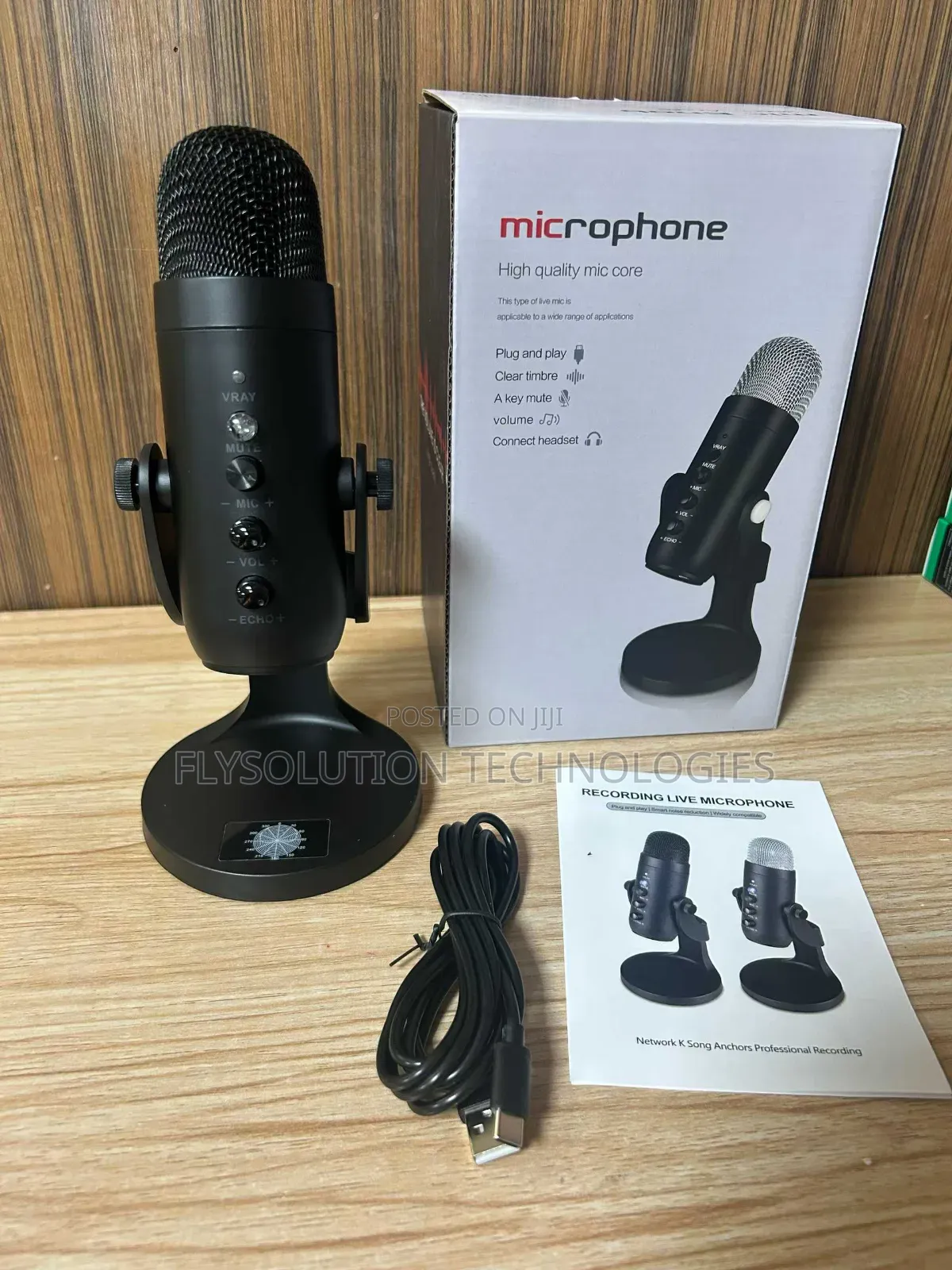 Professional Desktop Usb Condenser Podcast Microphone
