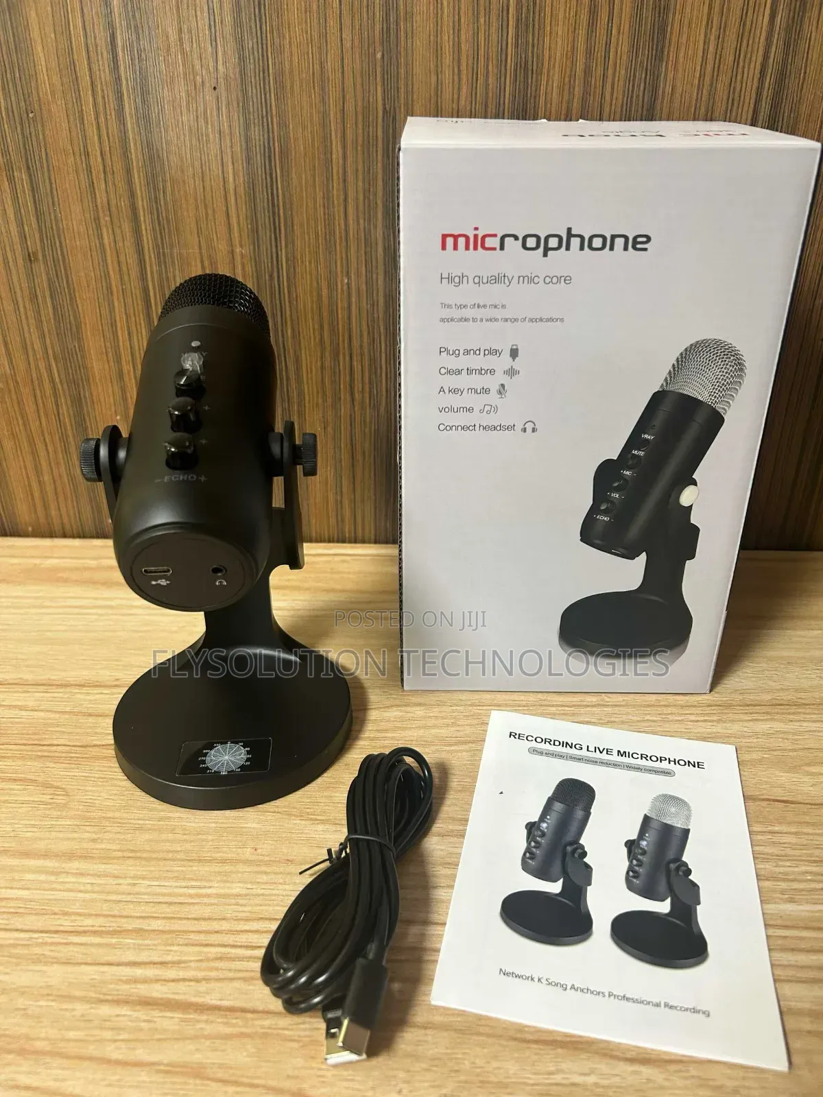 Professional Desktop Usb Condenser Podcast Microphone
