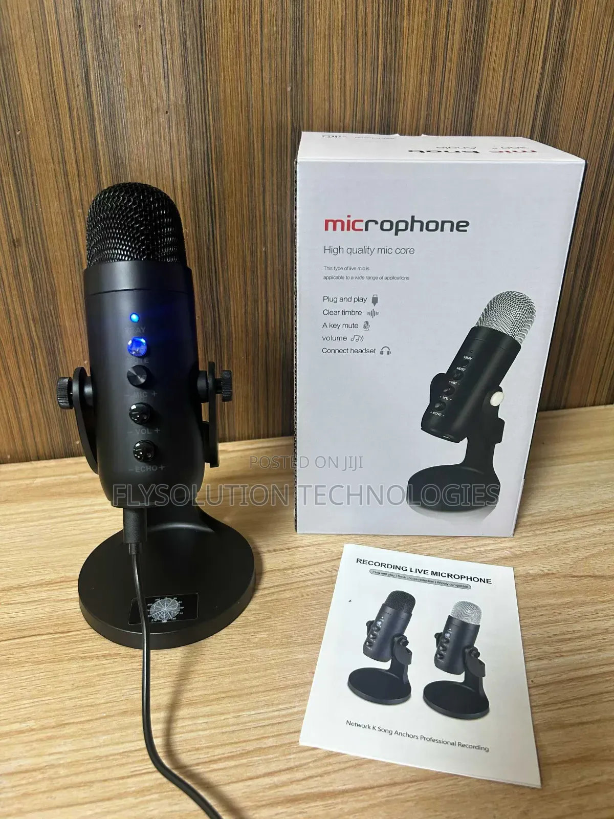 Professional Desktop Usb Condenser Podcast Microphone