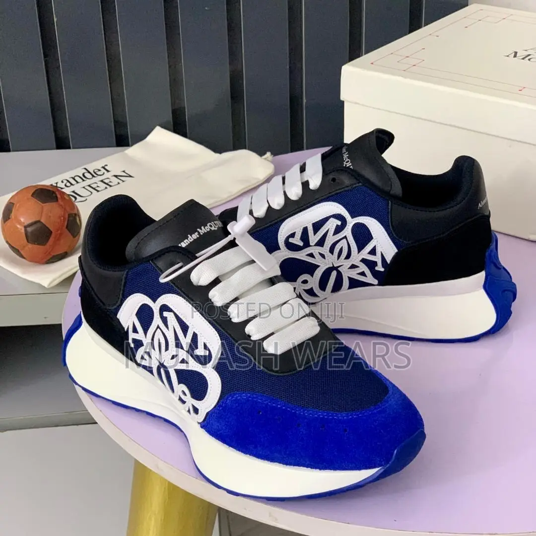 Alexander Macqueen Sneakers Blue And Red
