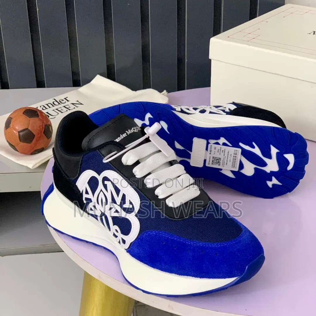 Alexander Macqueen Sneakers Blue And Red