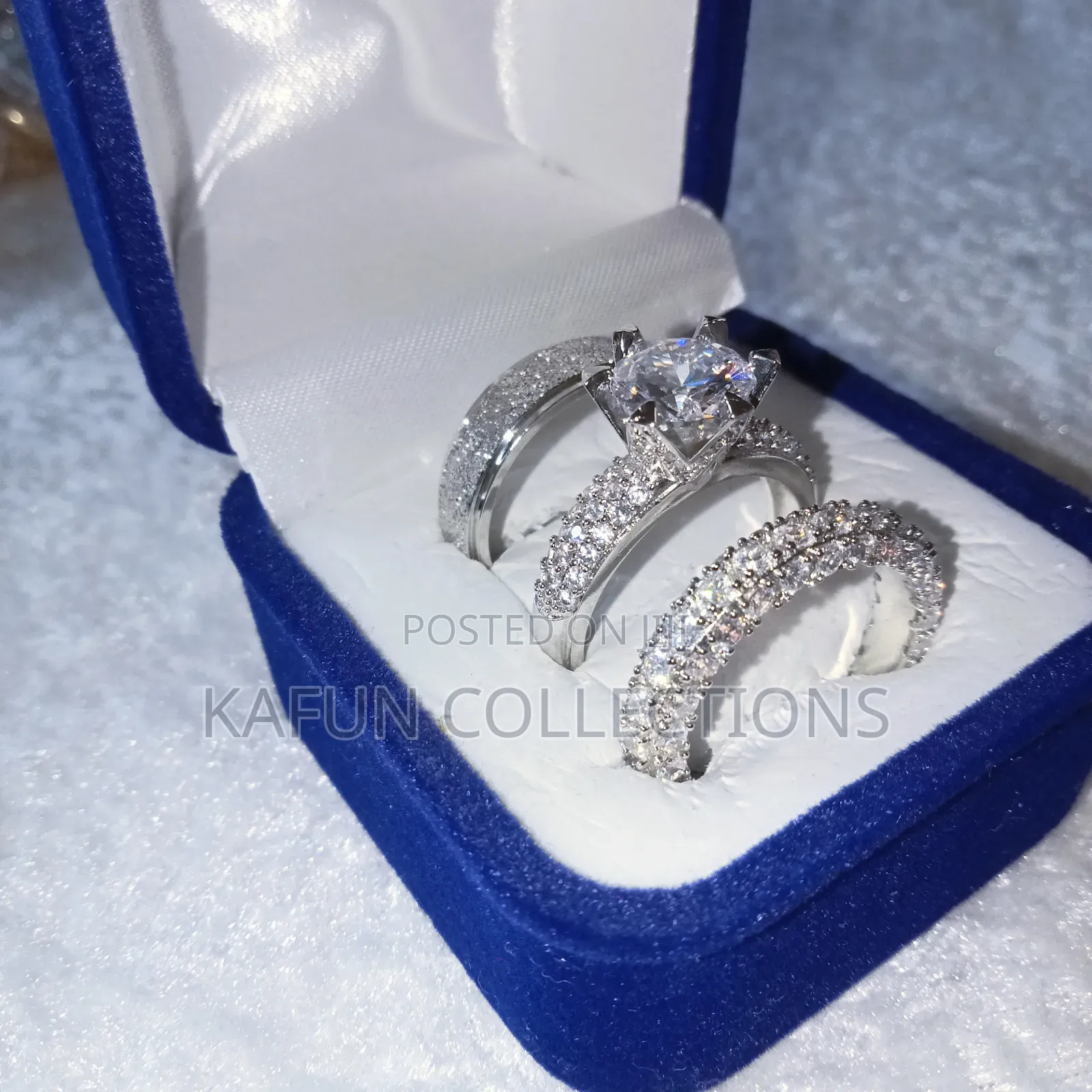 Chic, Beautiful, Non-Fading Couples Ring Set
