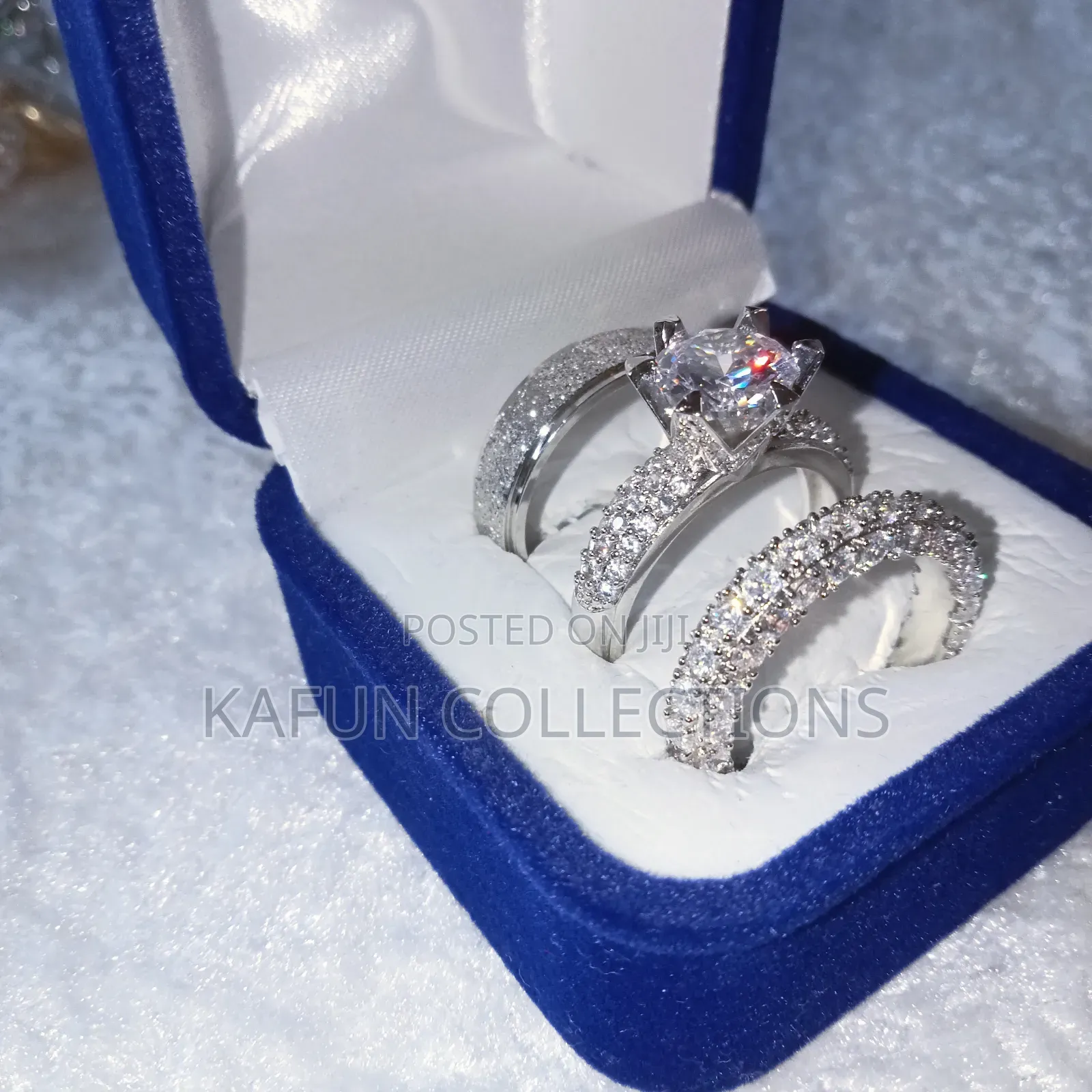 Chic, Beautiful, Non-Fading Couples Ring Set