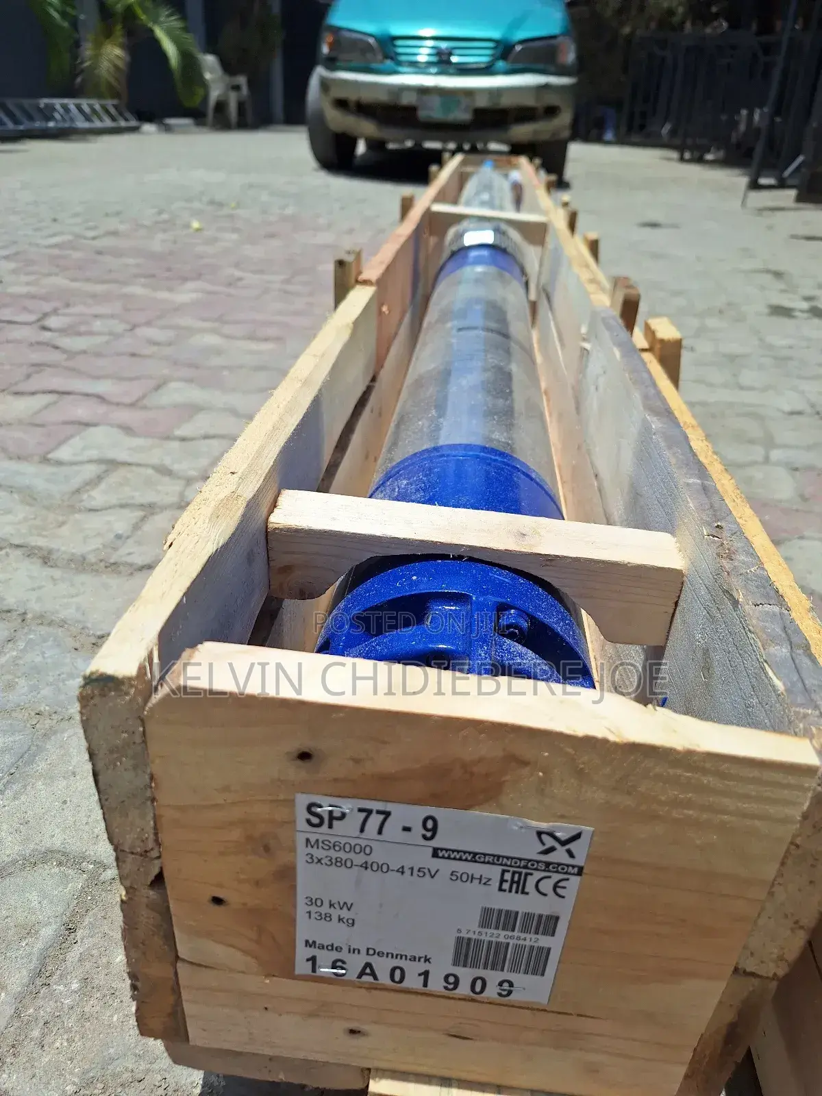 Grundfos Sp 77-9 Stainless Steel Submersible Borehole Pump, 30kw, 40hp