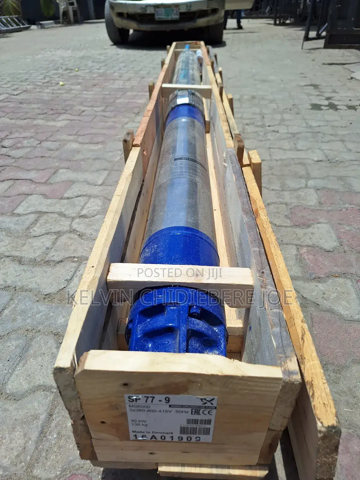 Grundfos Sp 77-9 Stainless Steel Submersible Borehole Pump, 30kw, 40hp
