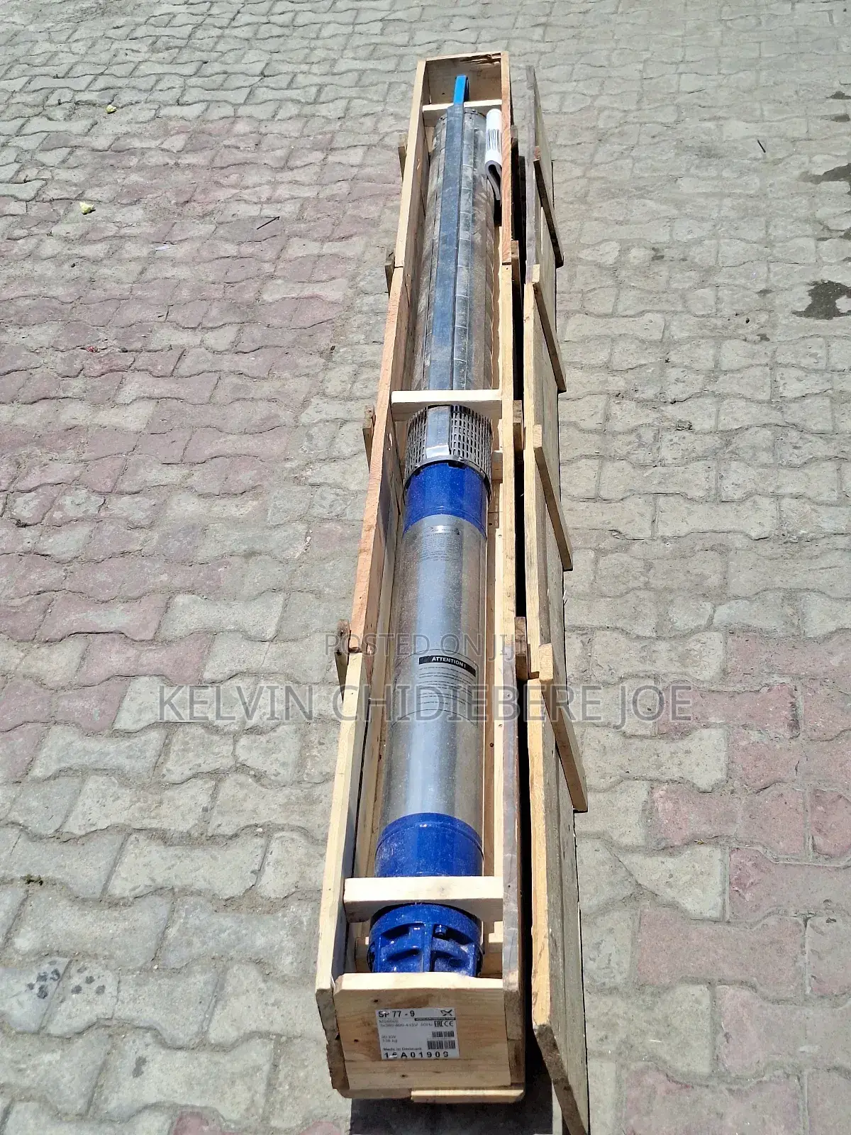 Grundfos Sp 77-9 Stainless Steel Submersible Borehole Pump, 30kw, 40hp