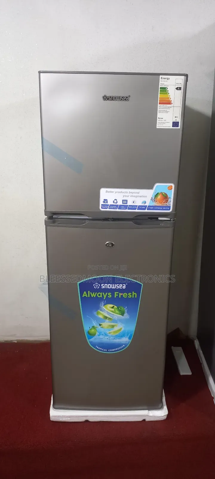 Snowsea Inverter Double Doors Standing Fridge 5 Years Company Warranty