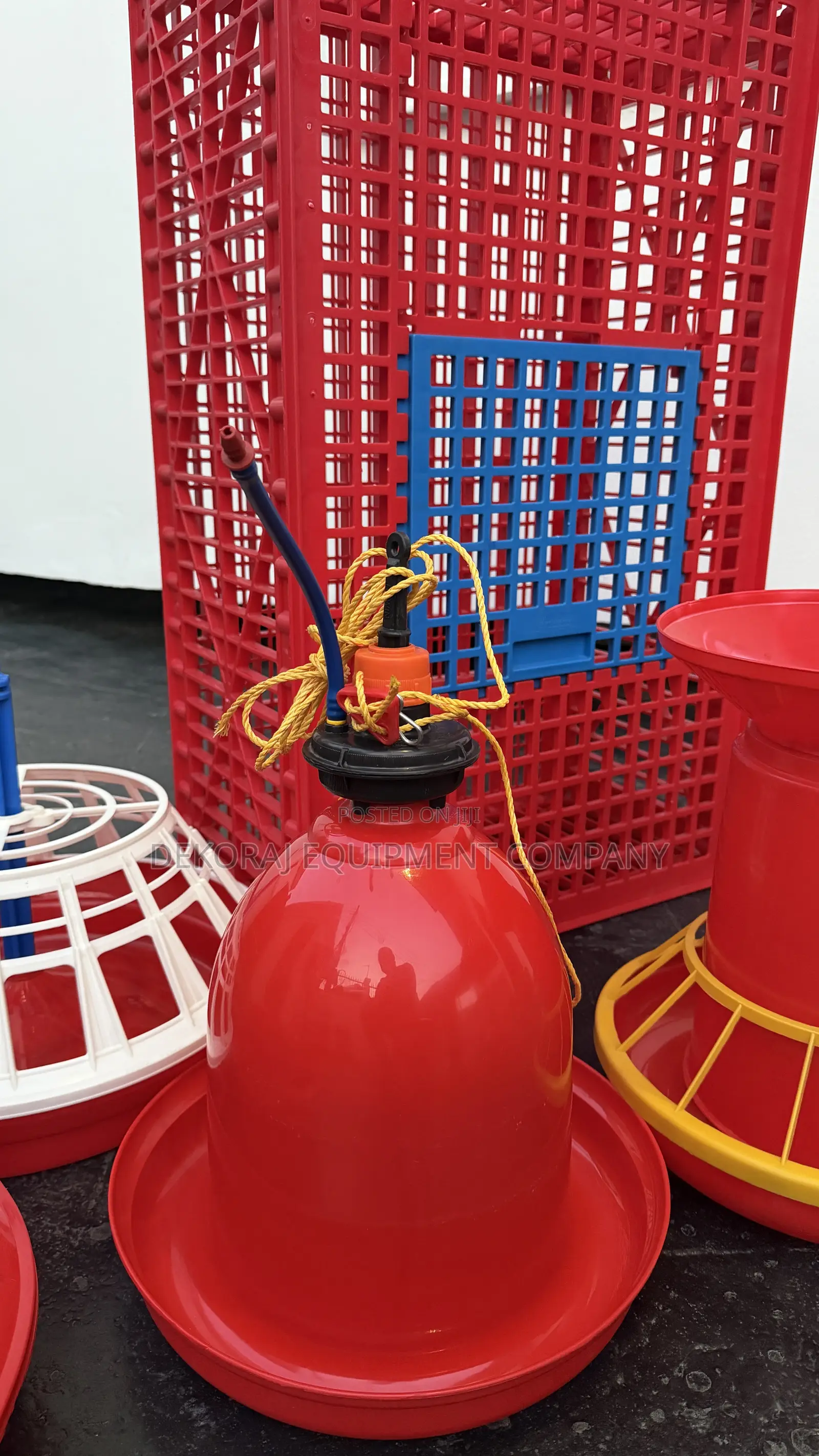 Indian Bell Drinkers For 50 Birds—Poultry Cages Dealer Included