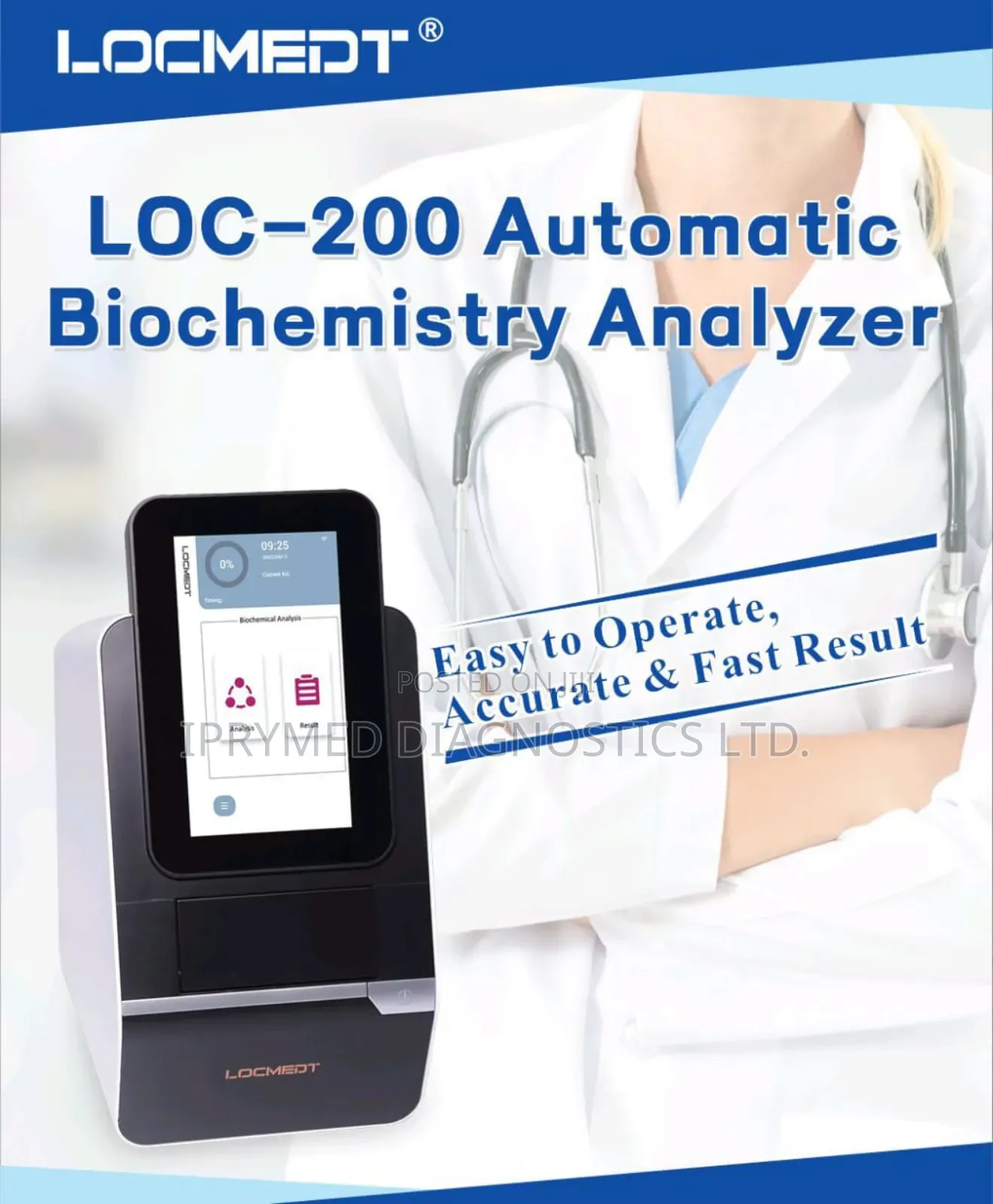Loc-200 Dry Biochemistry Analyzer