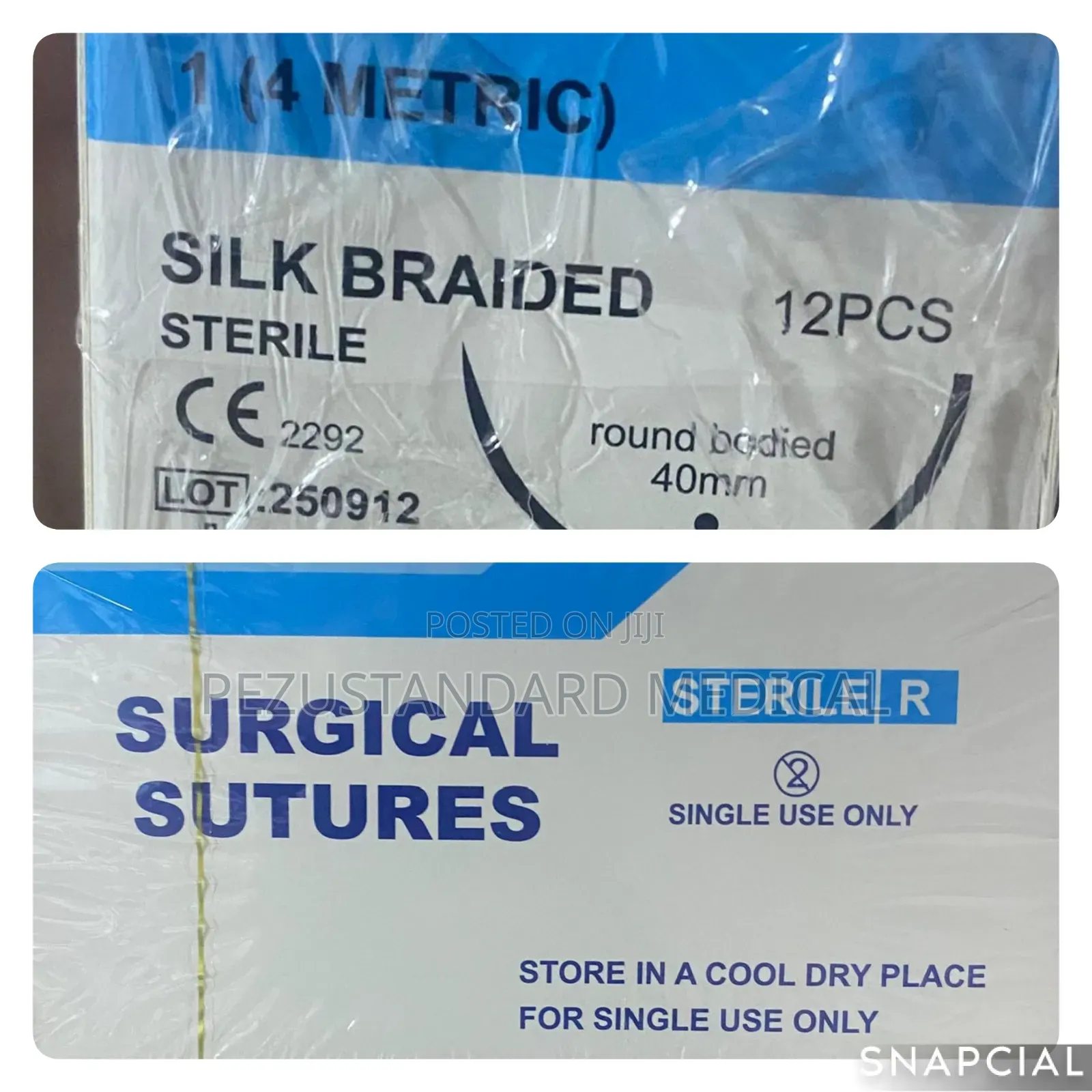Silk Braided Sutures