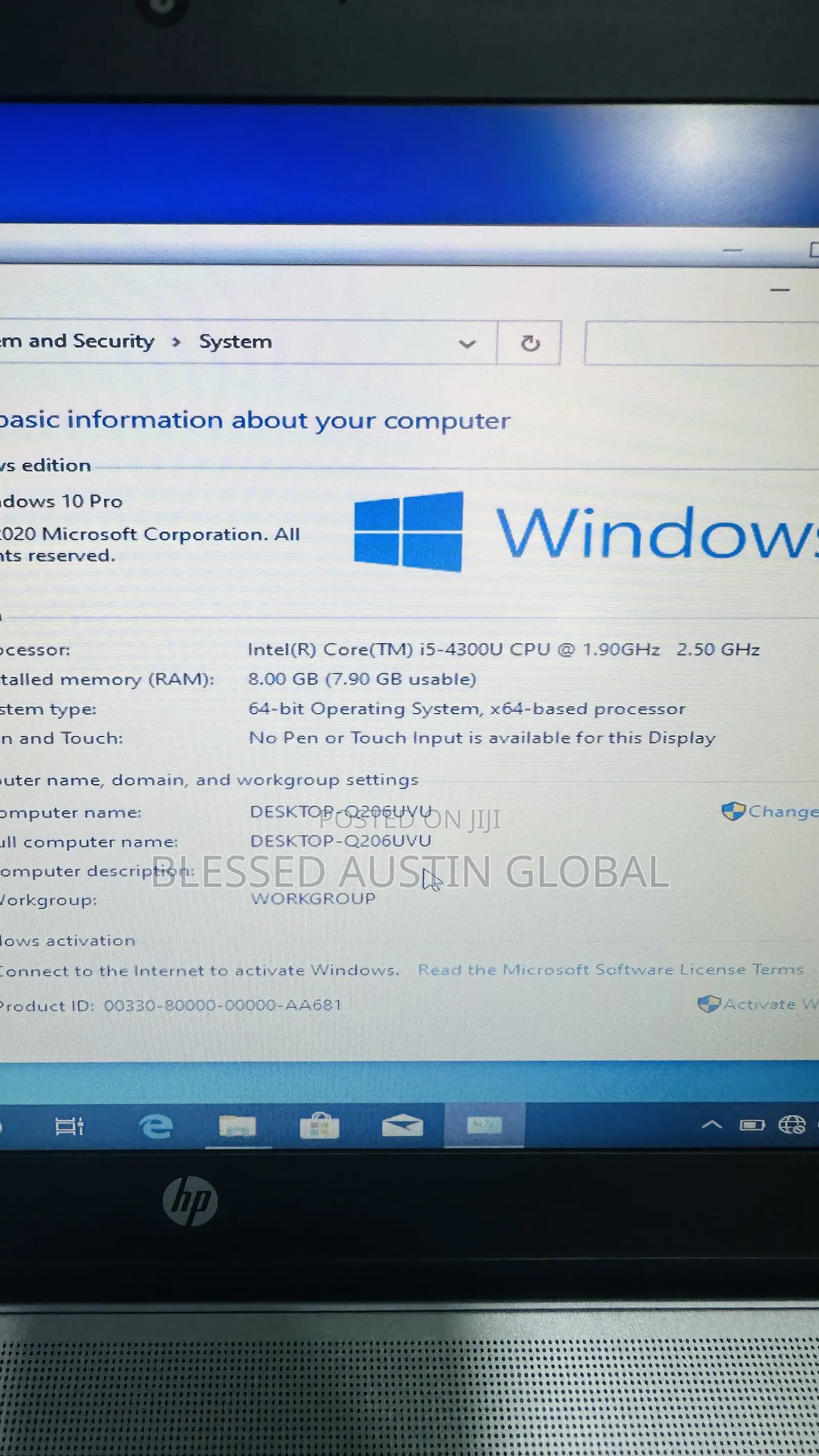 Laptop HP EliteBook 840 G1 8GB Intel Core i5 HDD 500GB