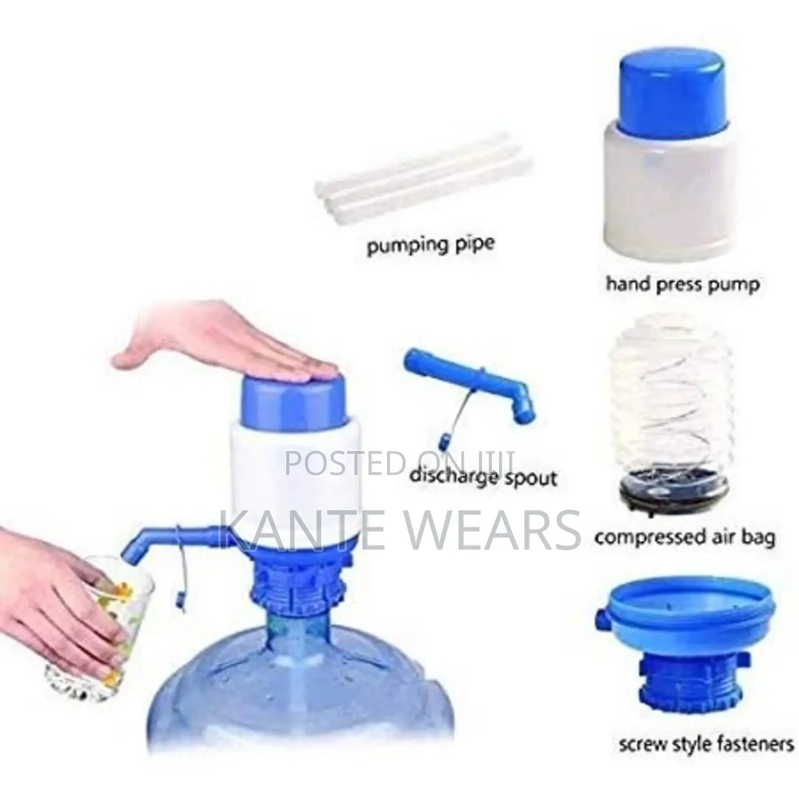 Plastic Hand Press Manual Water Pump Dispenser