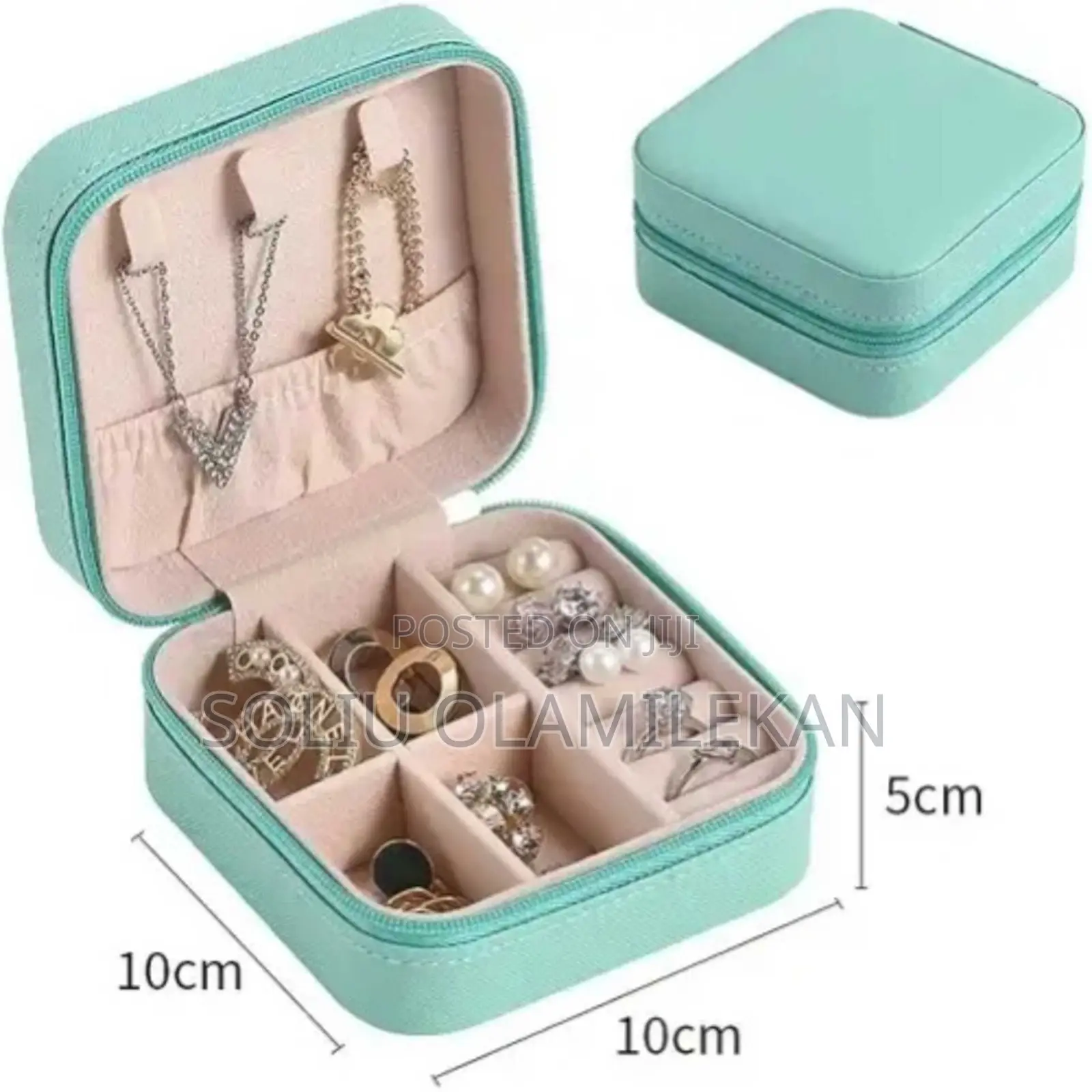 Jewellery Organiser/ Accessories Storage Box With Zipper