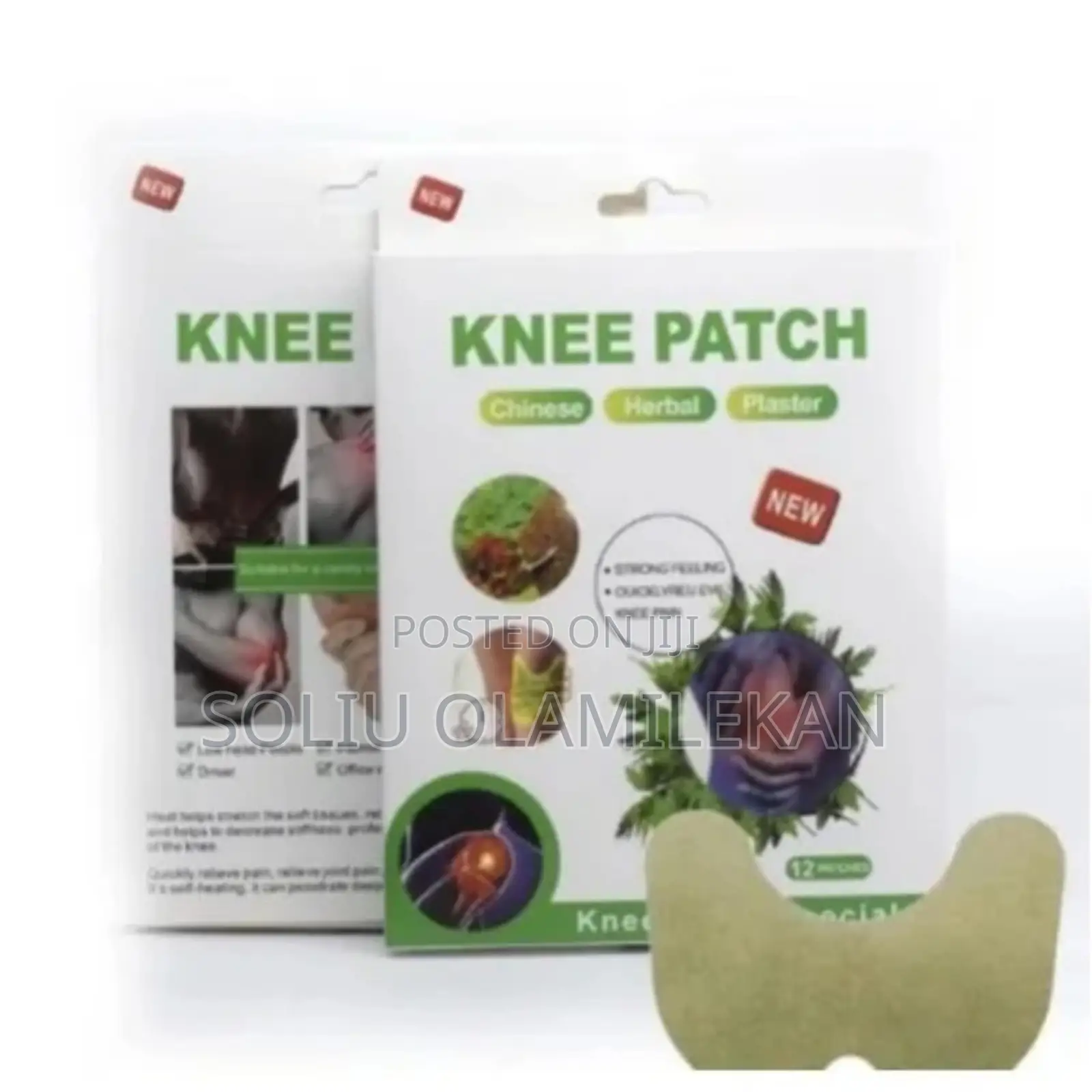 Knee Patch Chinese Herbal Plaster - 12 Patches