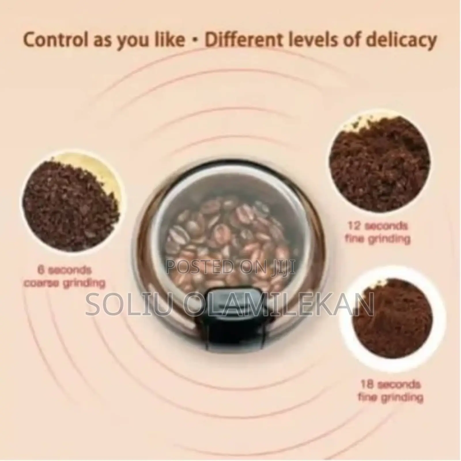 Mini Electric Coffee and Dry Grains Grinder / Dry Food and Spices
