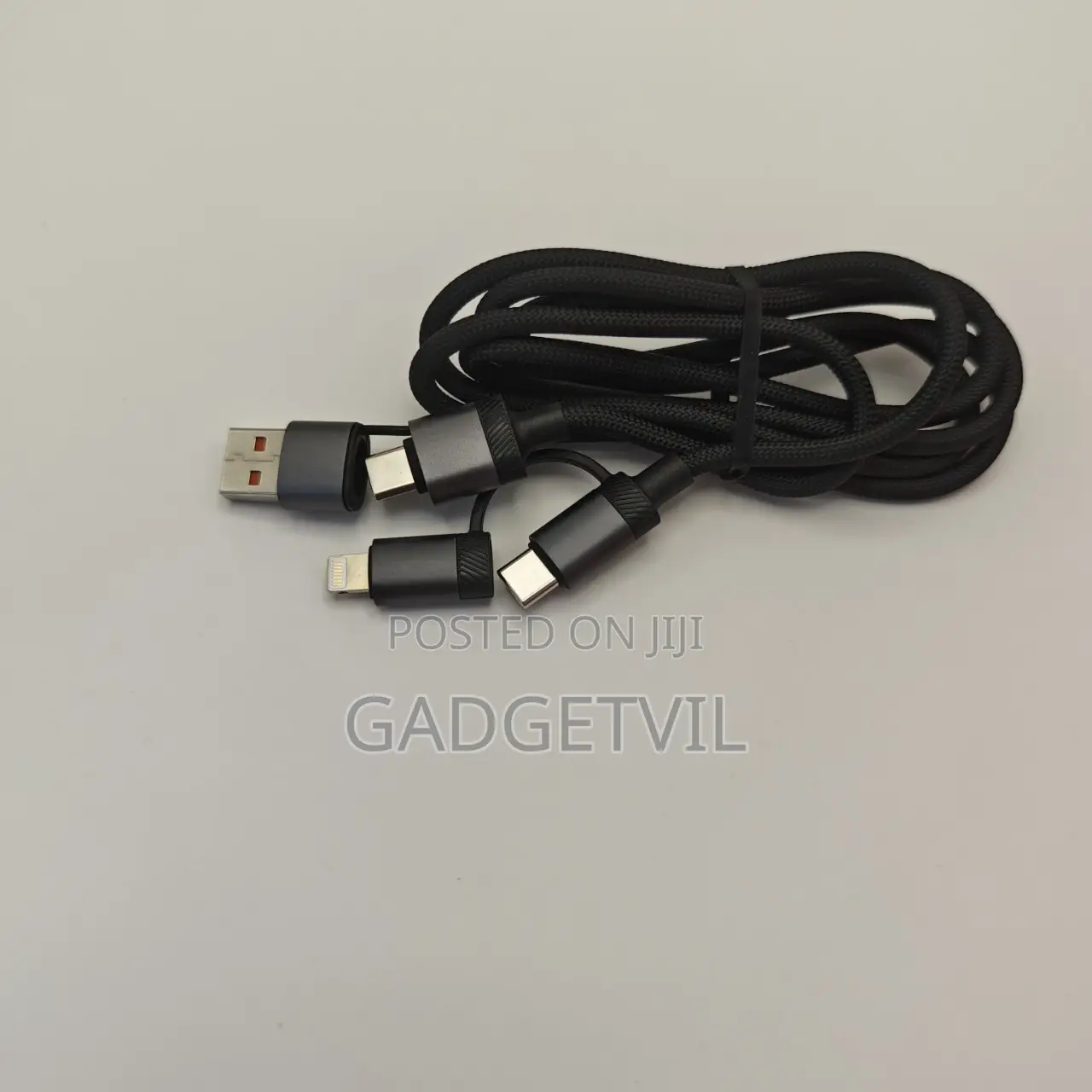 7a 240w Multifunctional 4 in 1 Port Data Cable