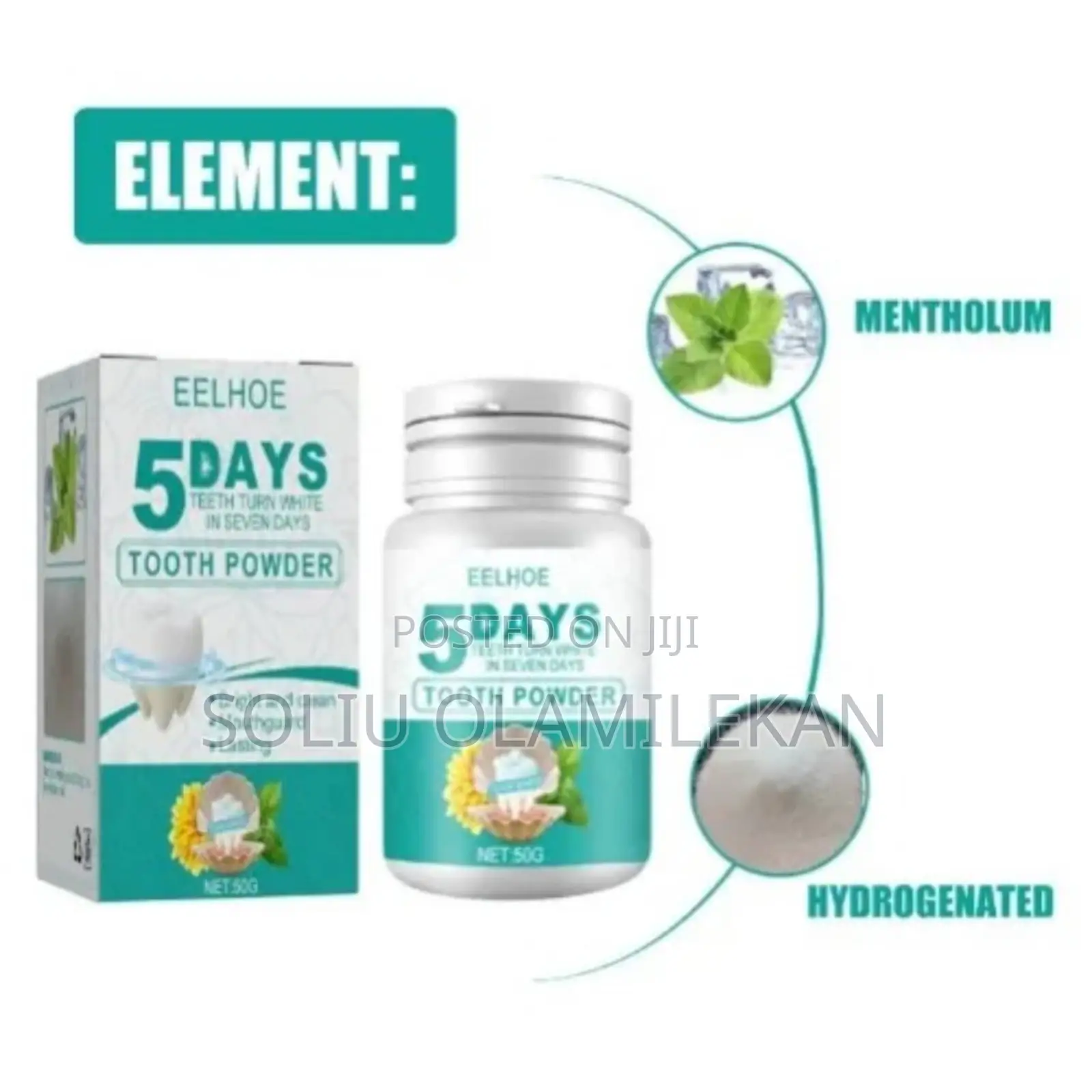 5 Days Tooth Powder Teeth Whitening Kit -50g
