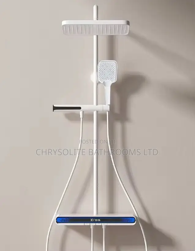White Executive Shower Mixer